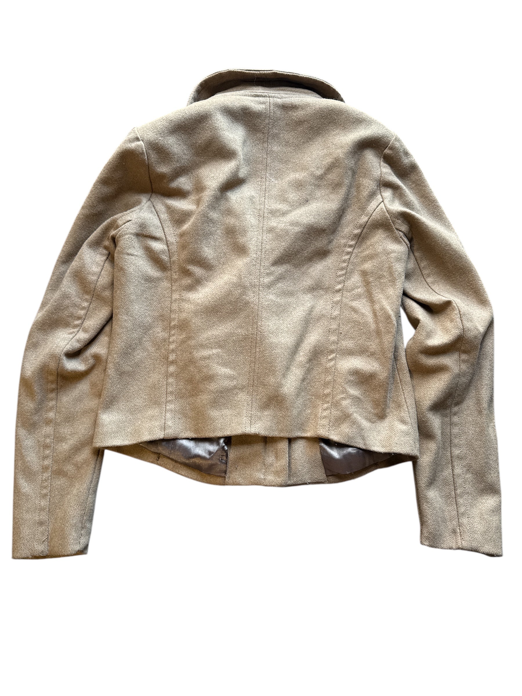 tan gap wool zip up, s