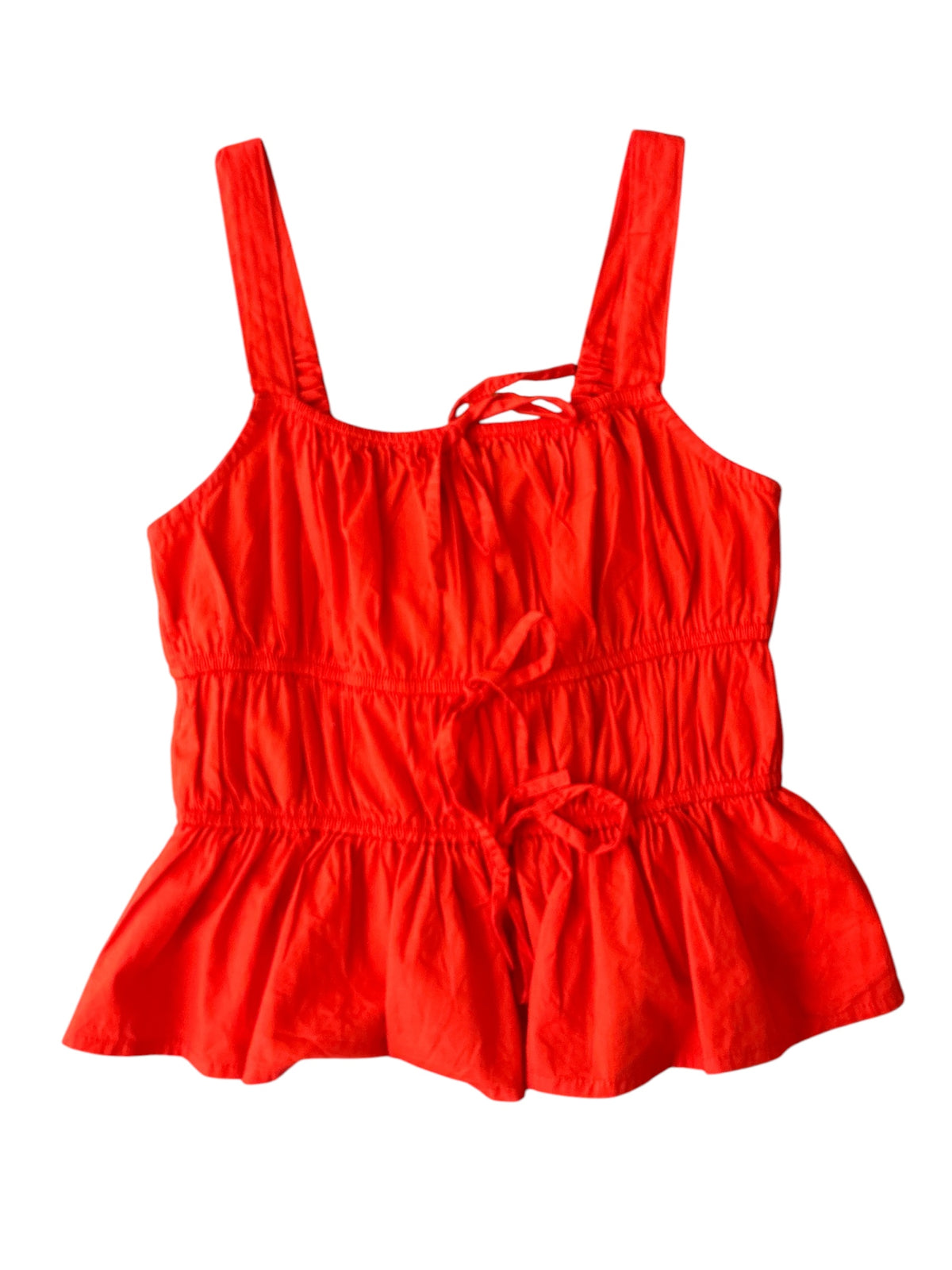 red sim & sam tiered tank, L