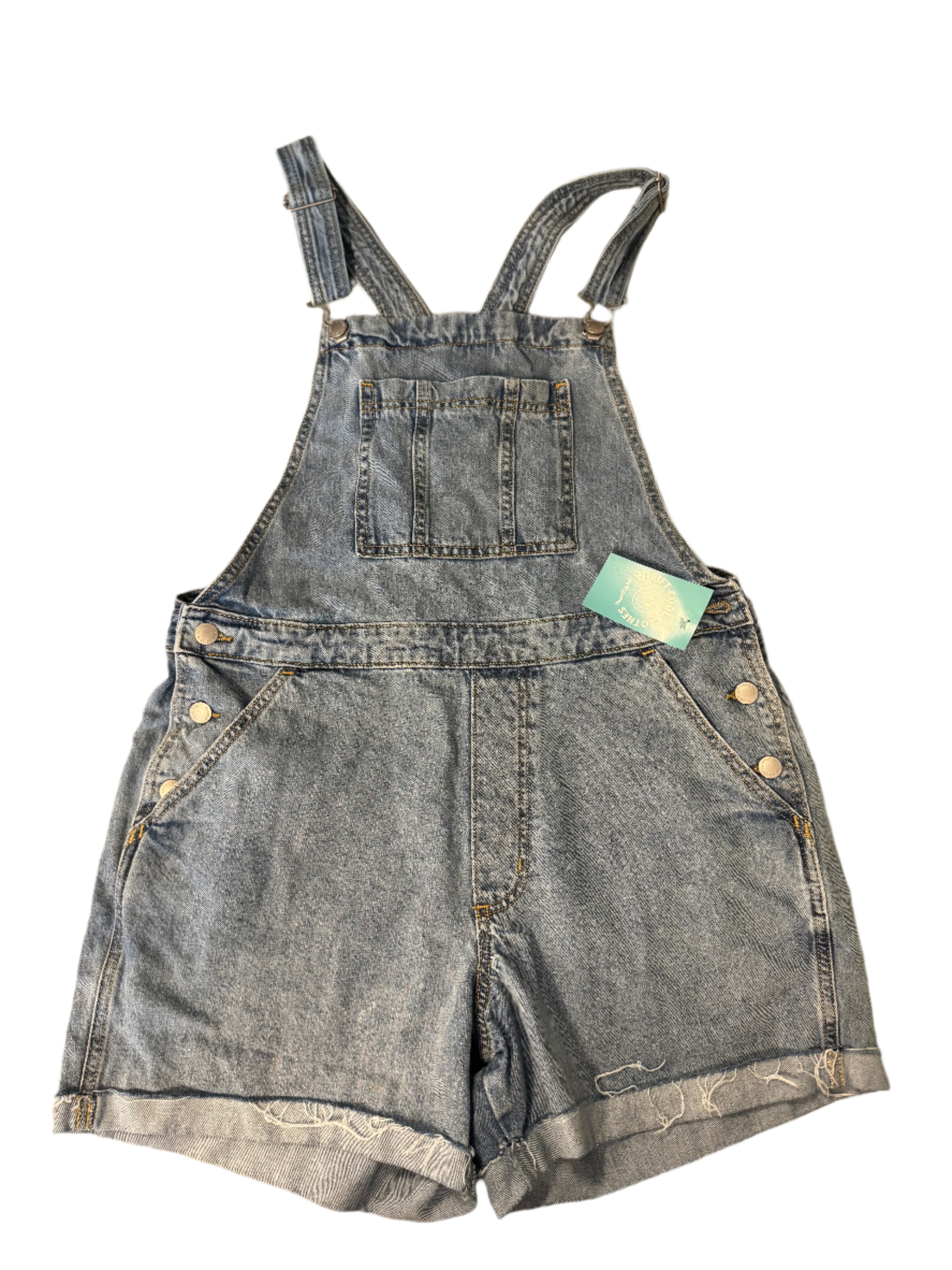 blue universal thread Overall shorts, 14/32