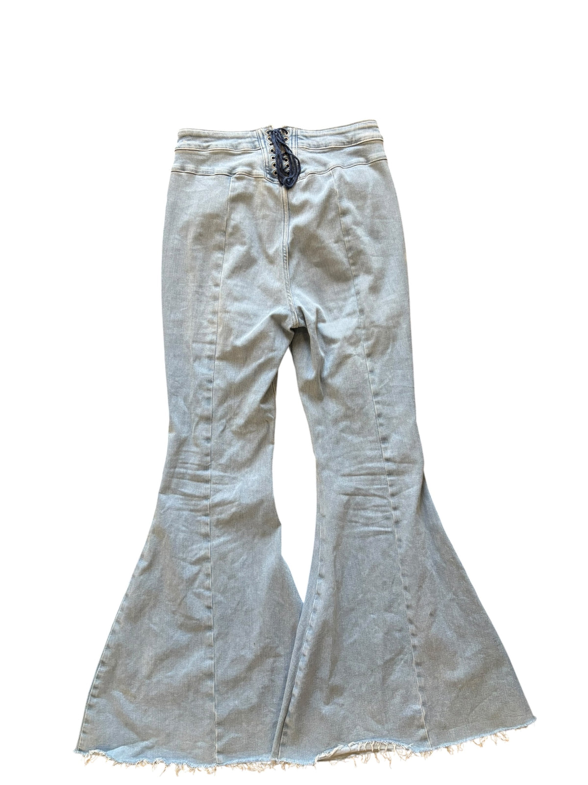 blue we the free super flare jeans, 30