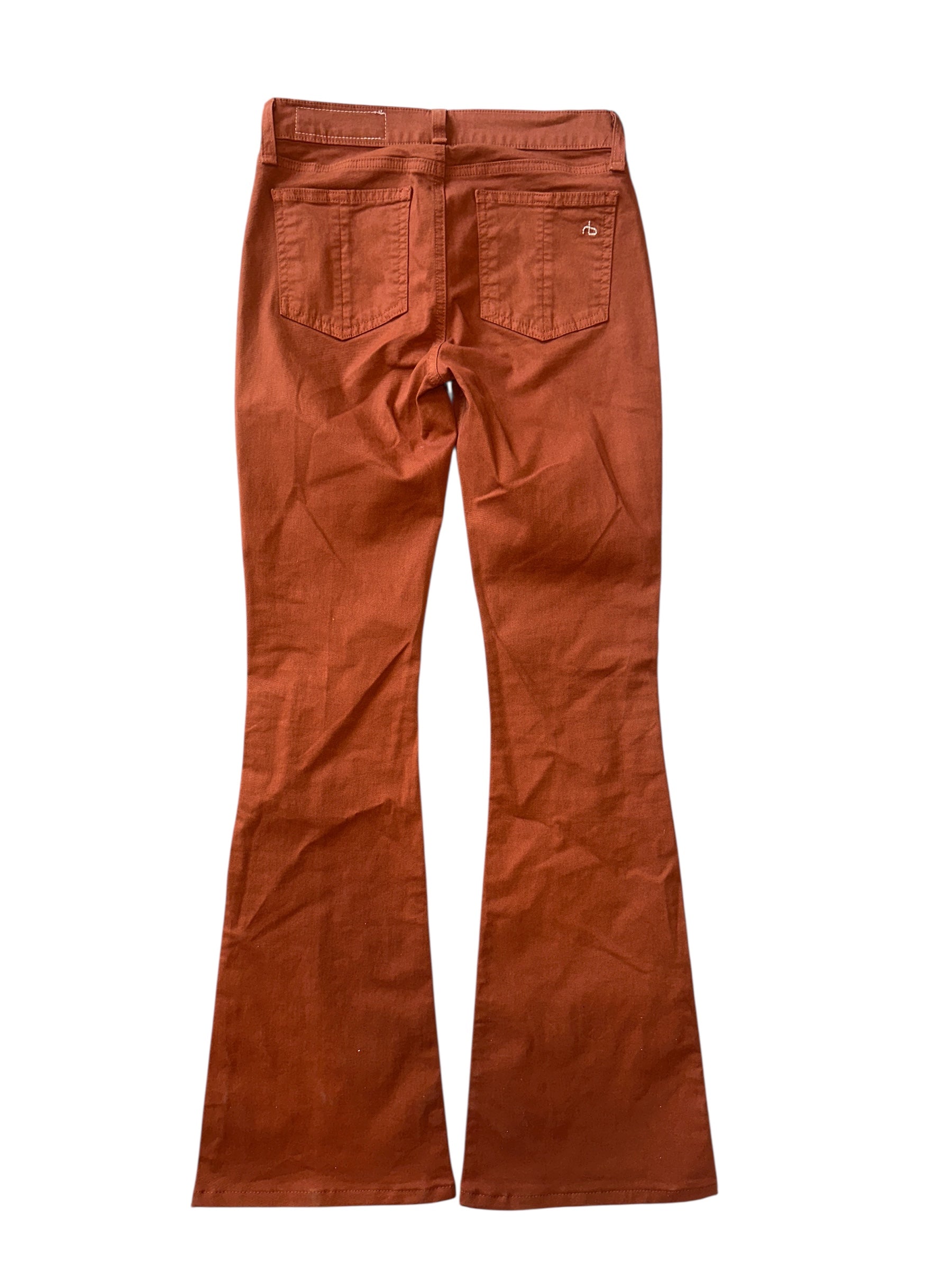 Rust Rag and bone Bell bottoms, 25