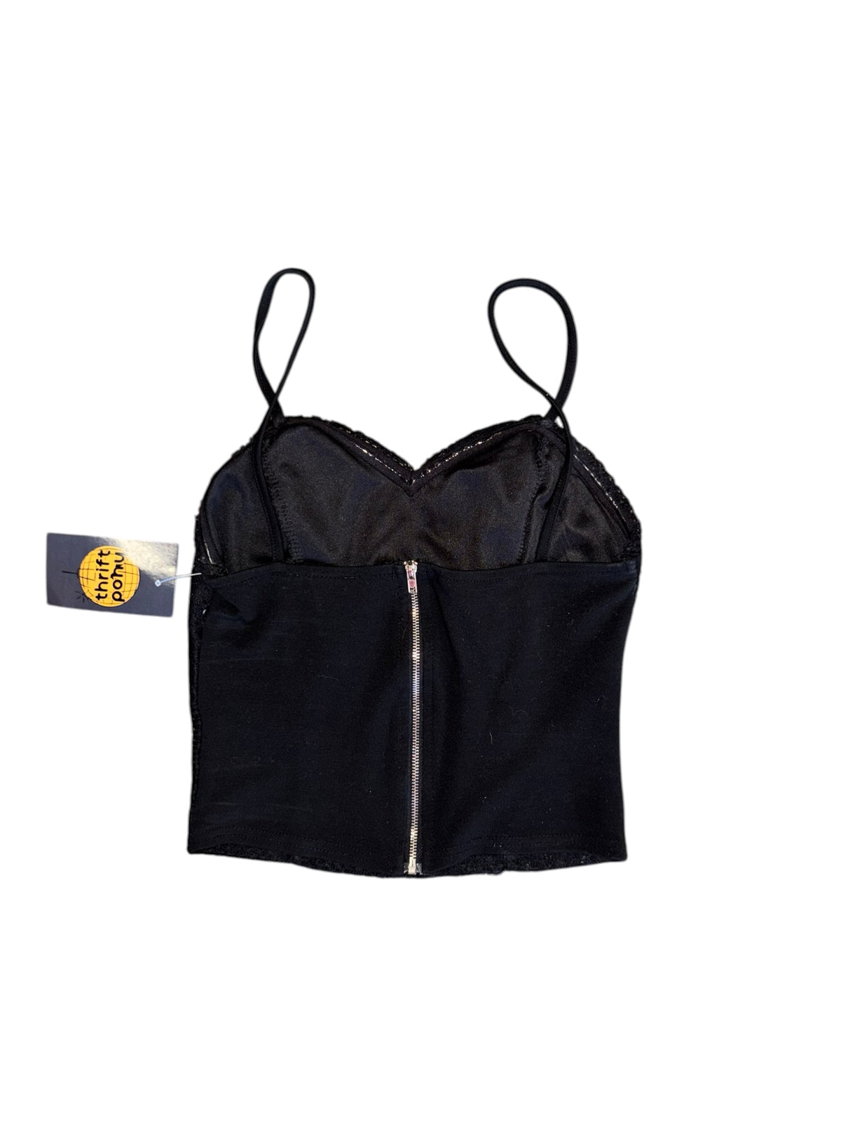 Black charlotte russe Lacey tank, Xs