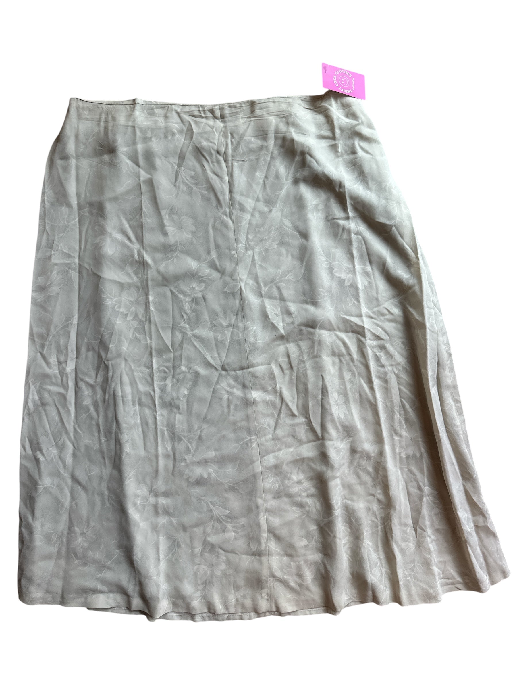 Beige Jones new york Floral maxi skirt, 24 (fits like 4XL)