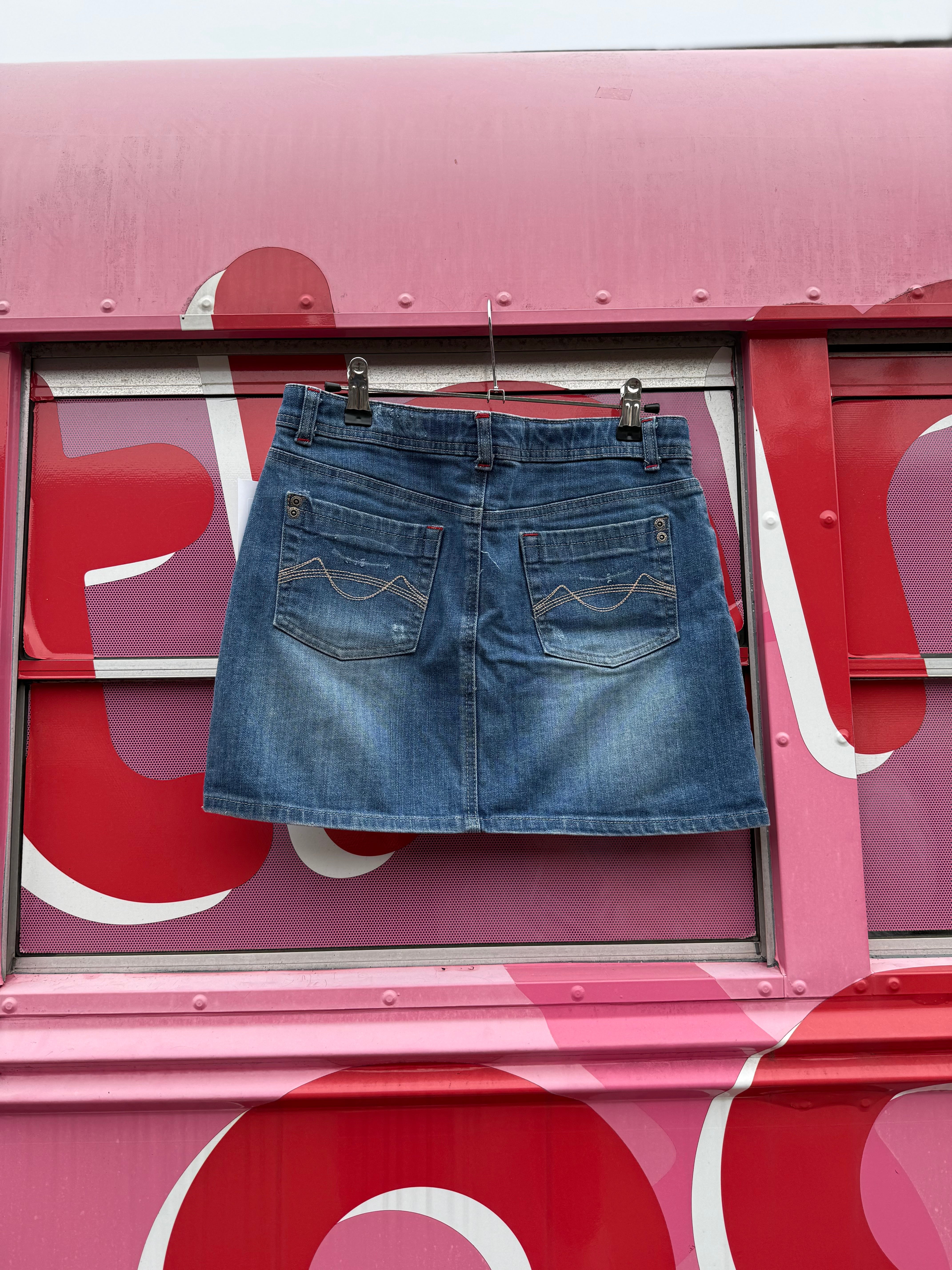 blue Mossimo denim mini skirt, s