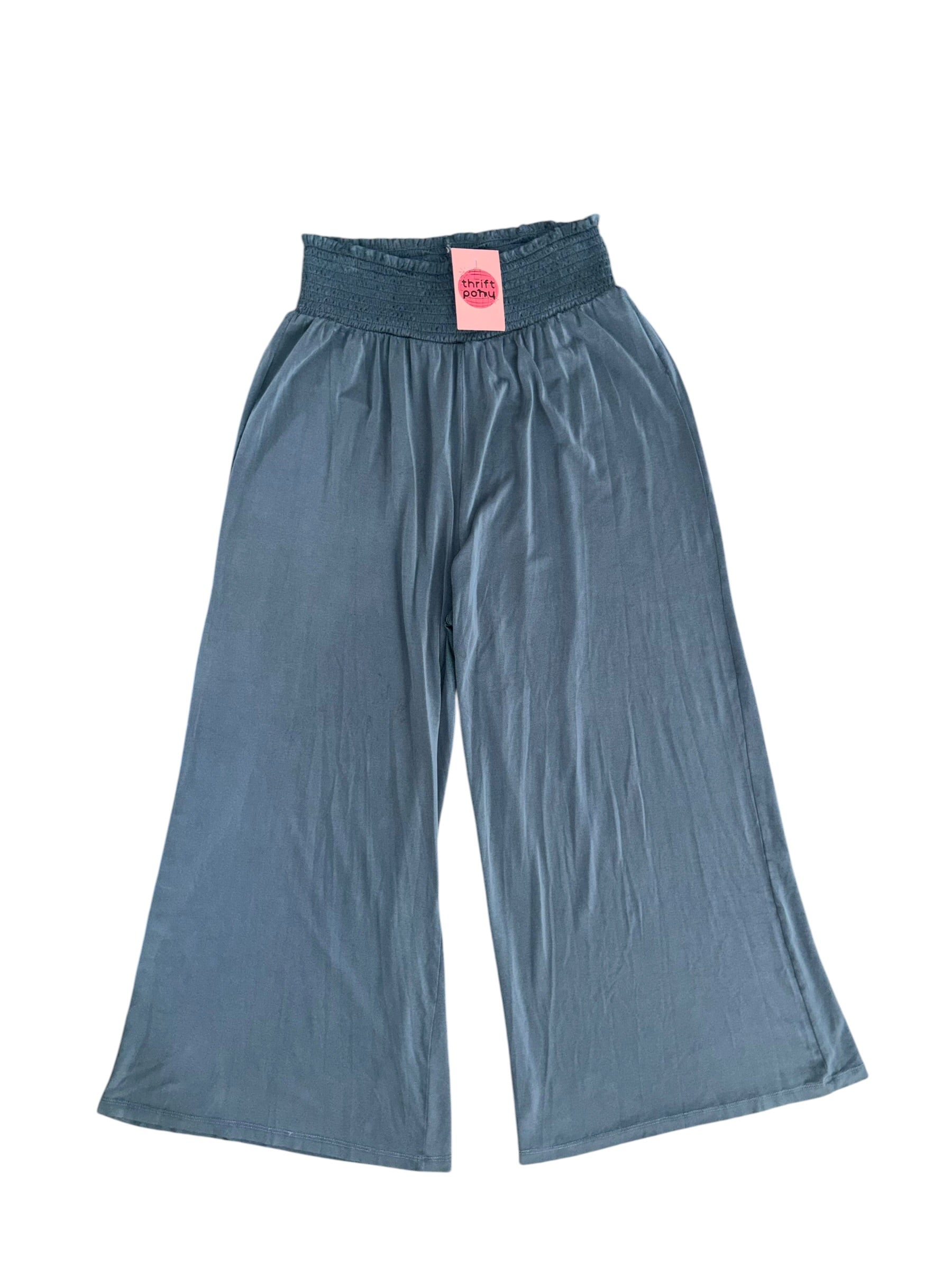 bluye mystree elastic flowy pant, L