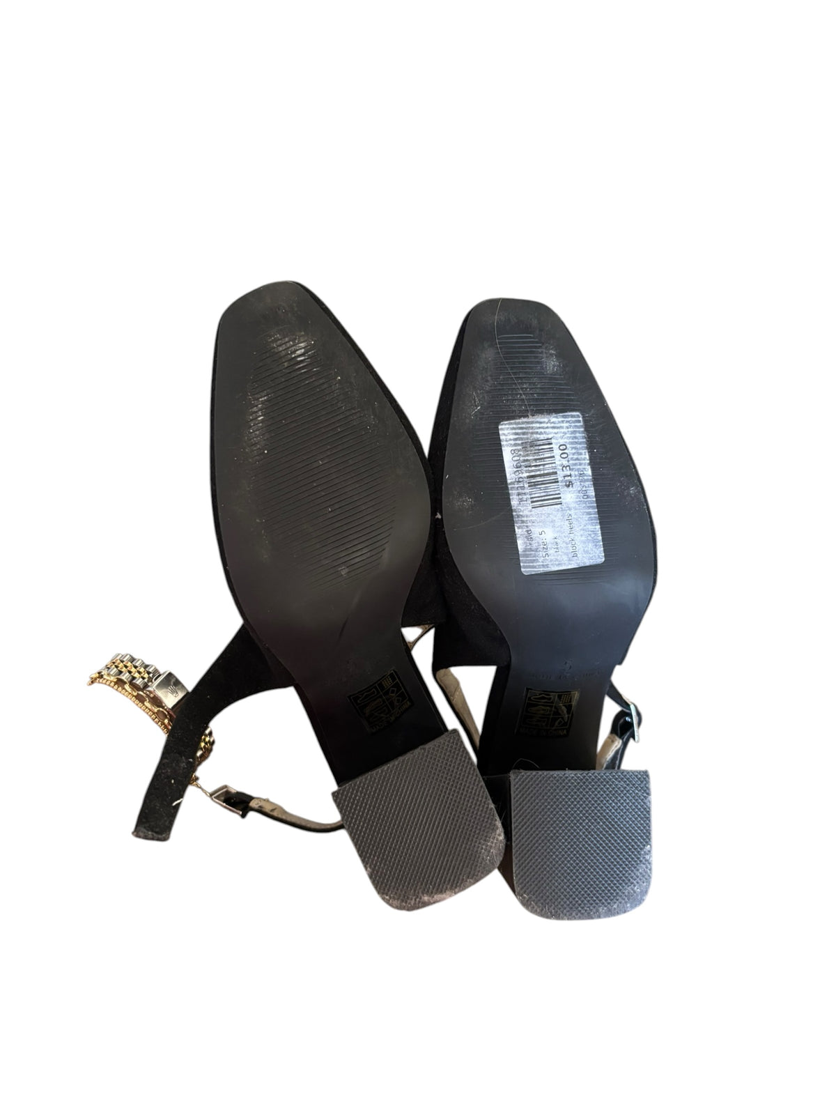 black raid block heels, 5