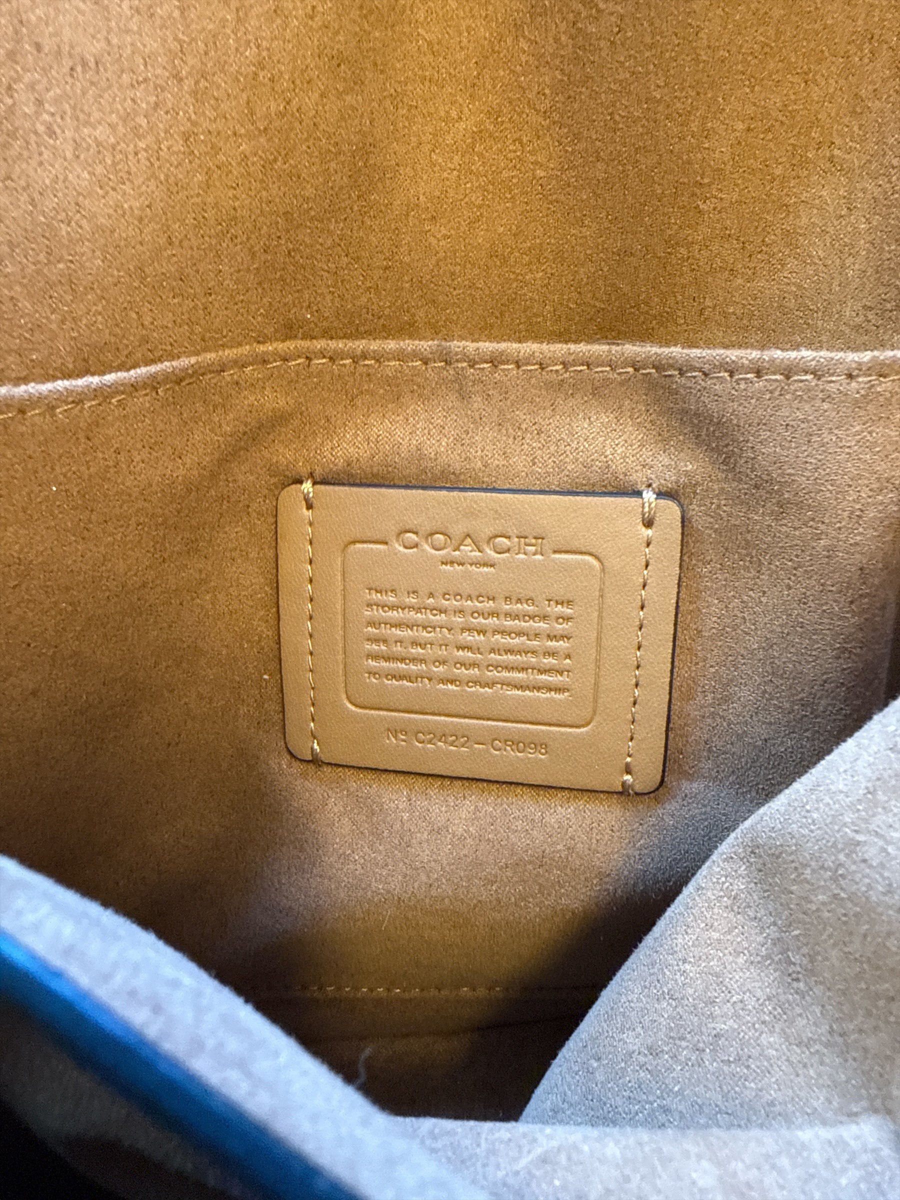 black coach handbag