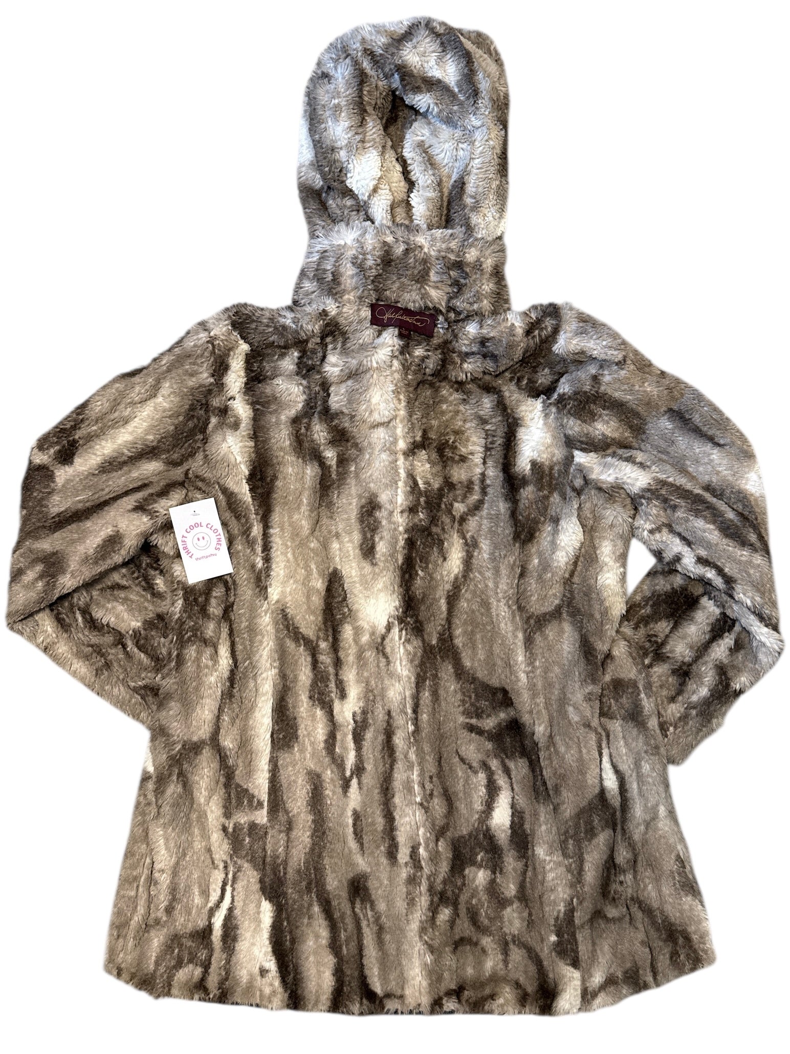 Brown Hal Rubenstein Furry jacket, L