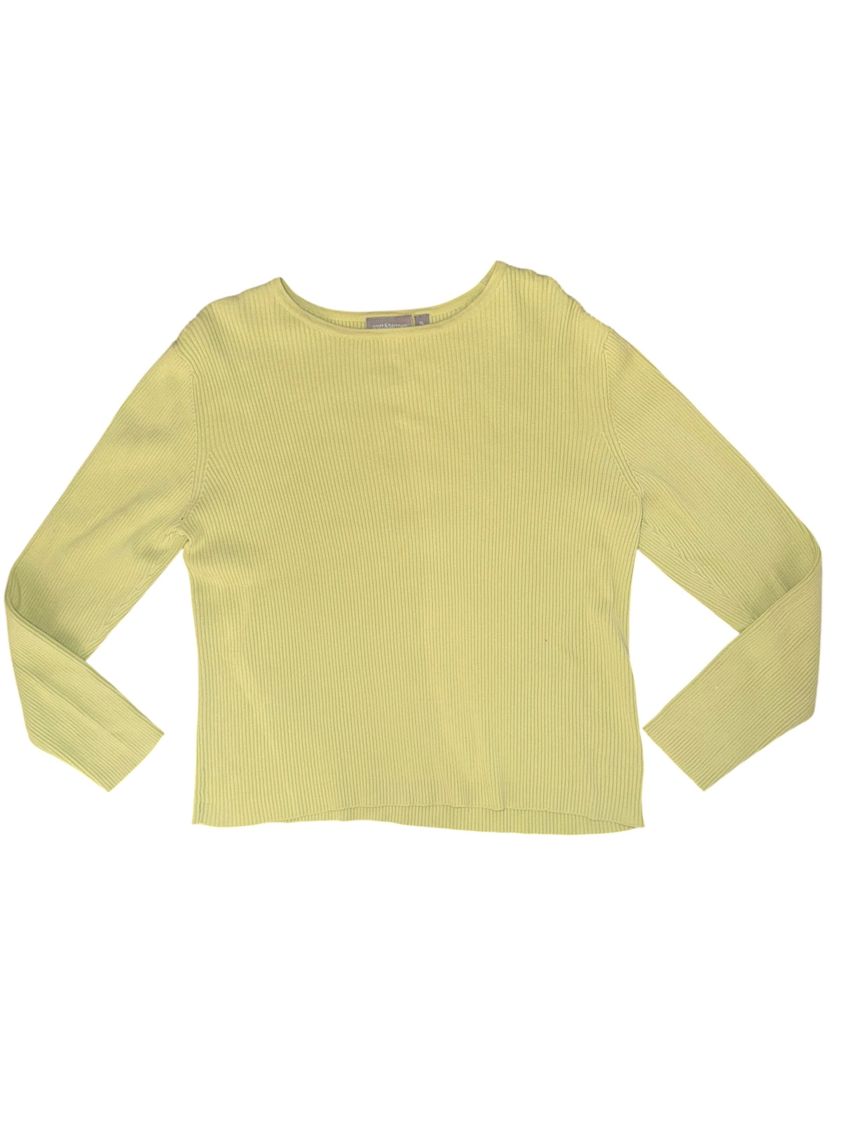 green croft & barrow ribbed ls, xl