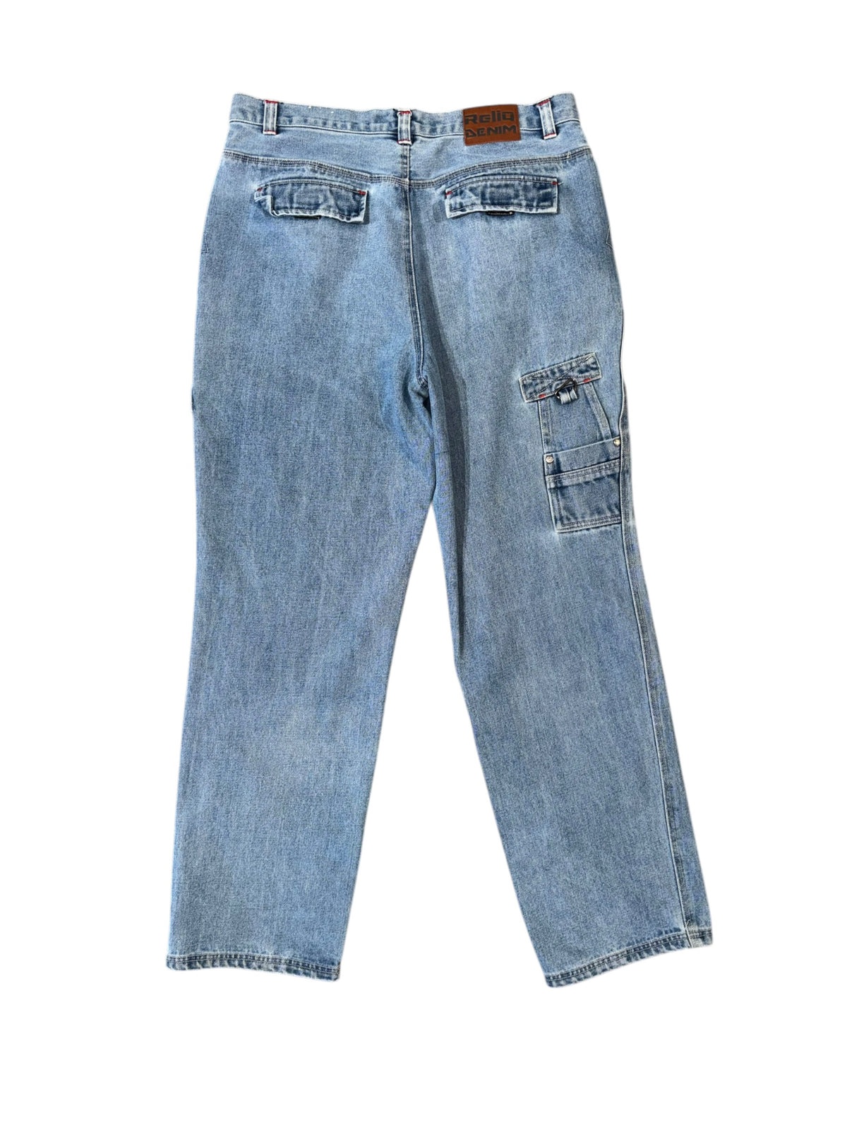 med wash reliq industries sooo cool pocket jeans, 36