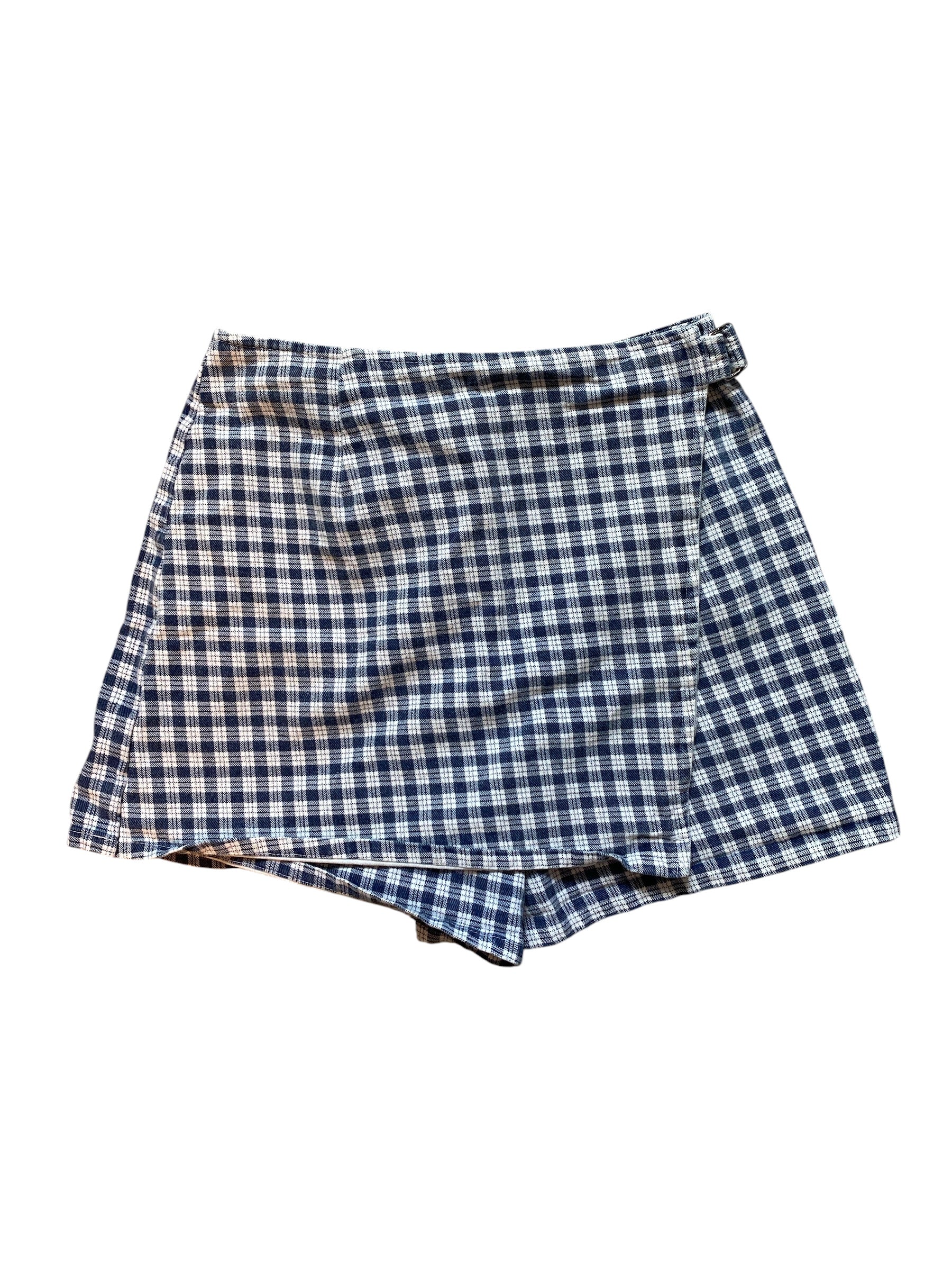 blue white in plaid skort, 9