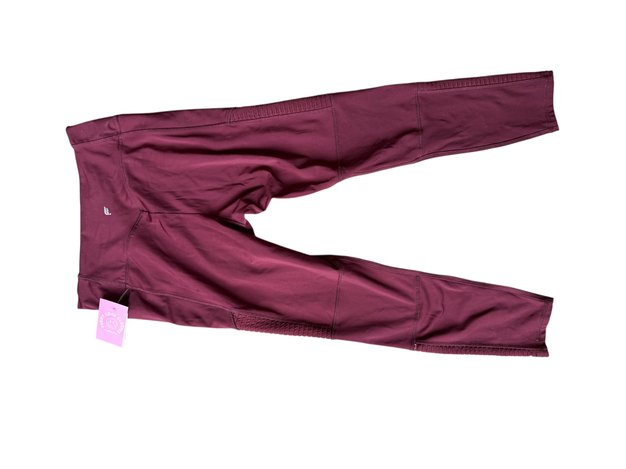 Maroon Fabletics Athletic leggings, L