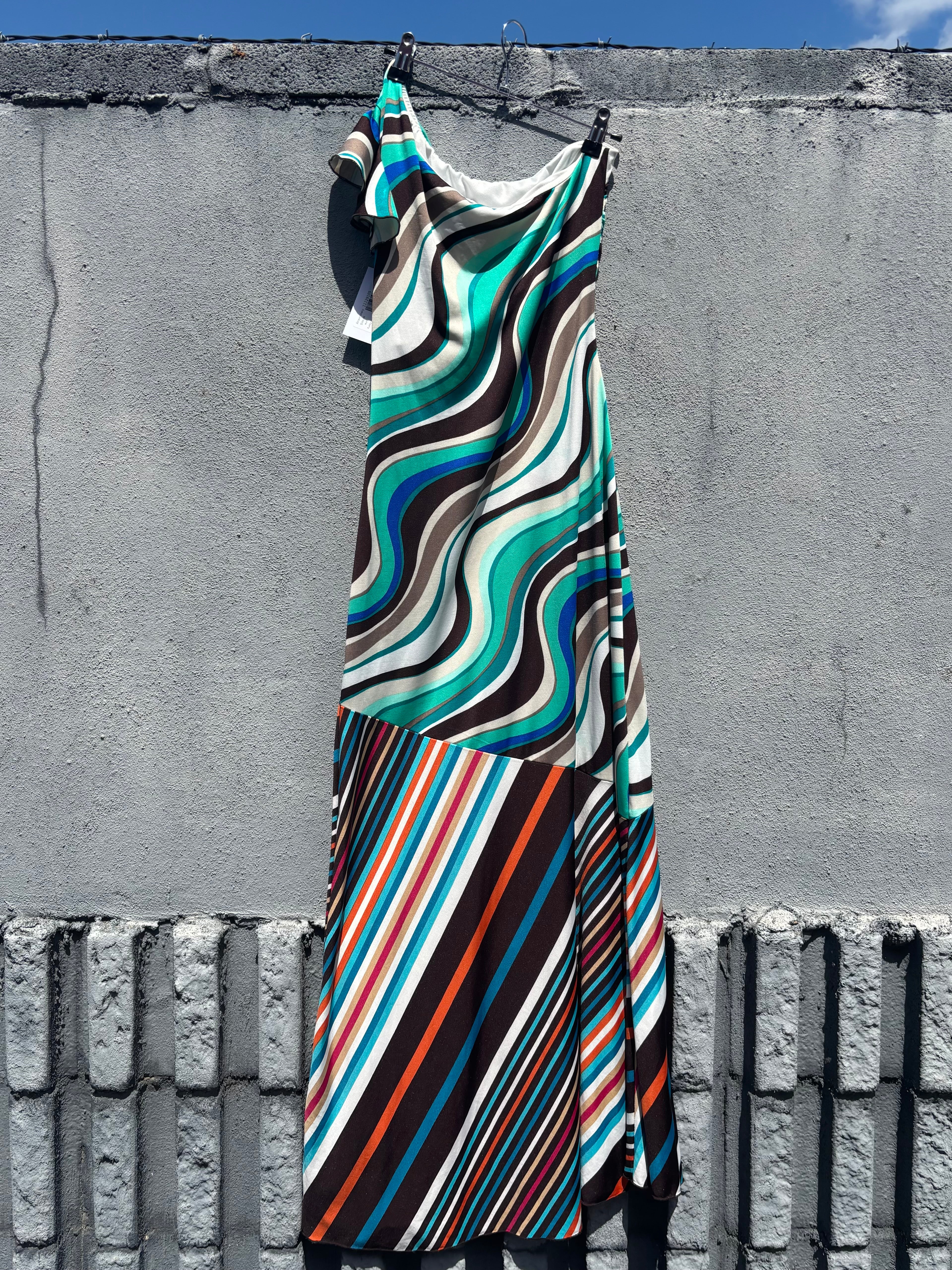 Multi Xtraordinary Funky print maxi, M