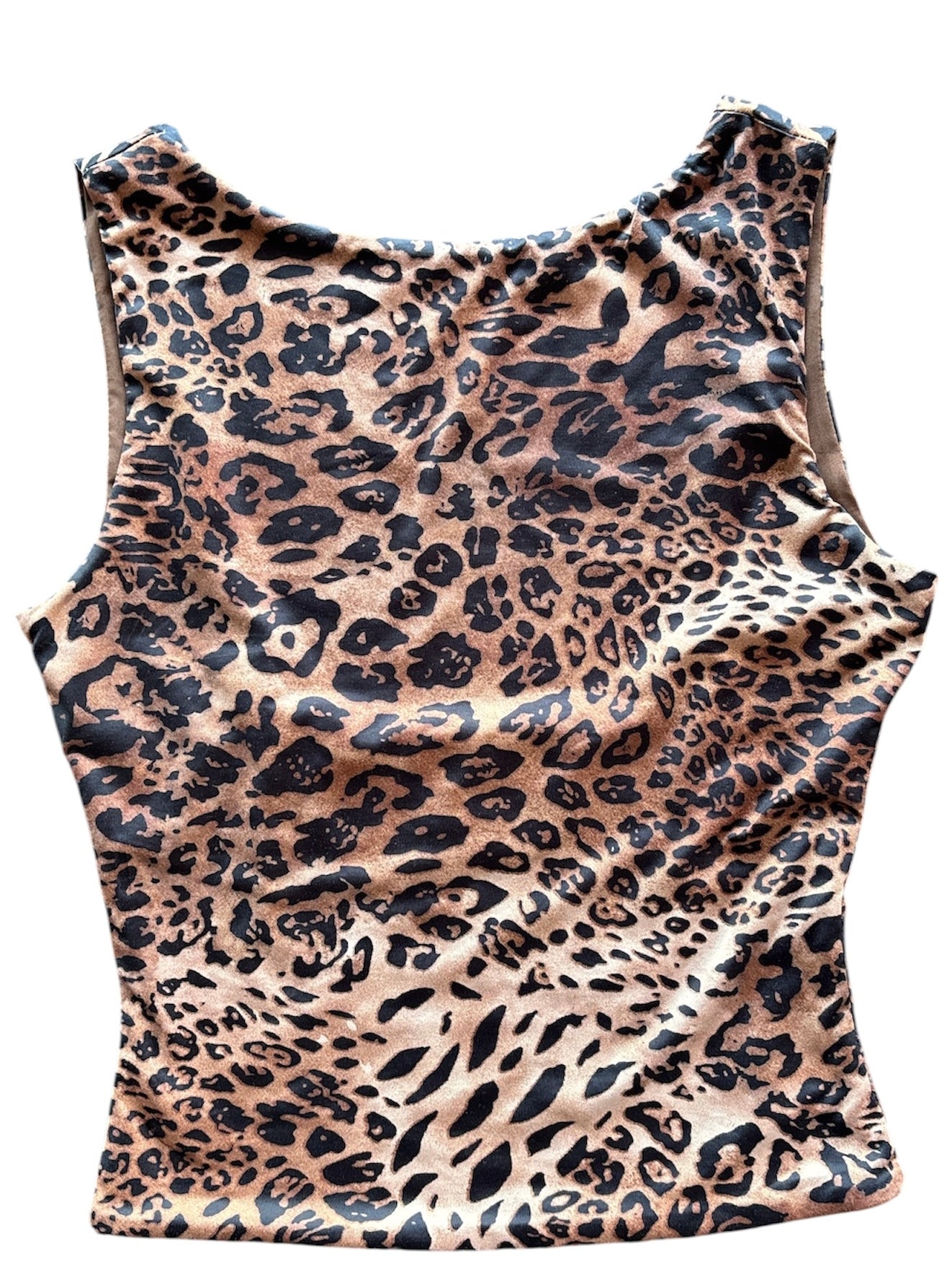 brown black princess polly cheetah slinky tank, 4