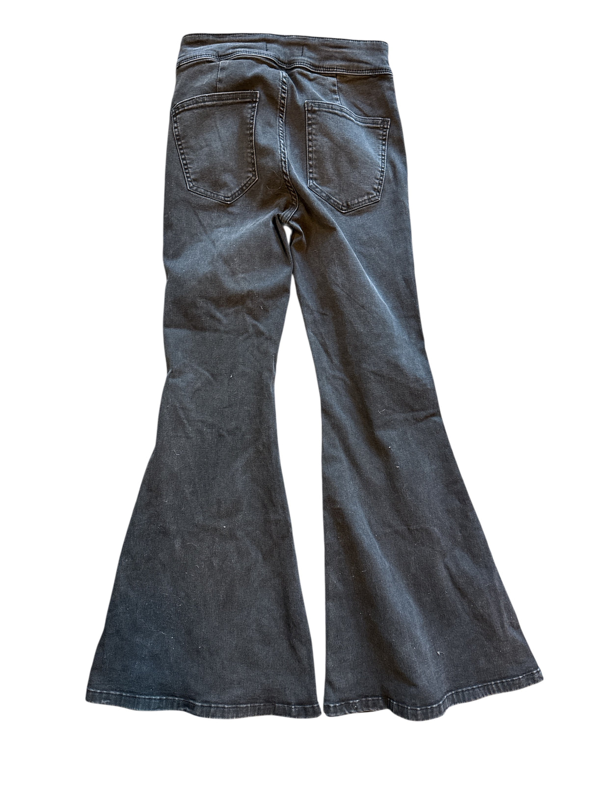 black free people nwt flare jeans, 28