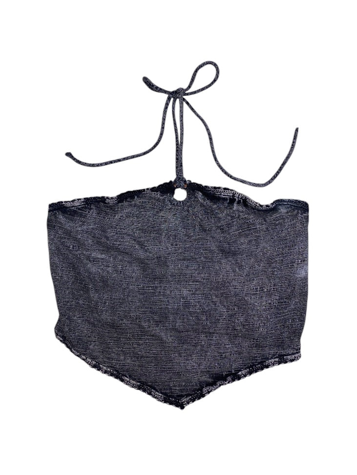 Gray Kimchi blue Crop halter top, M