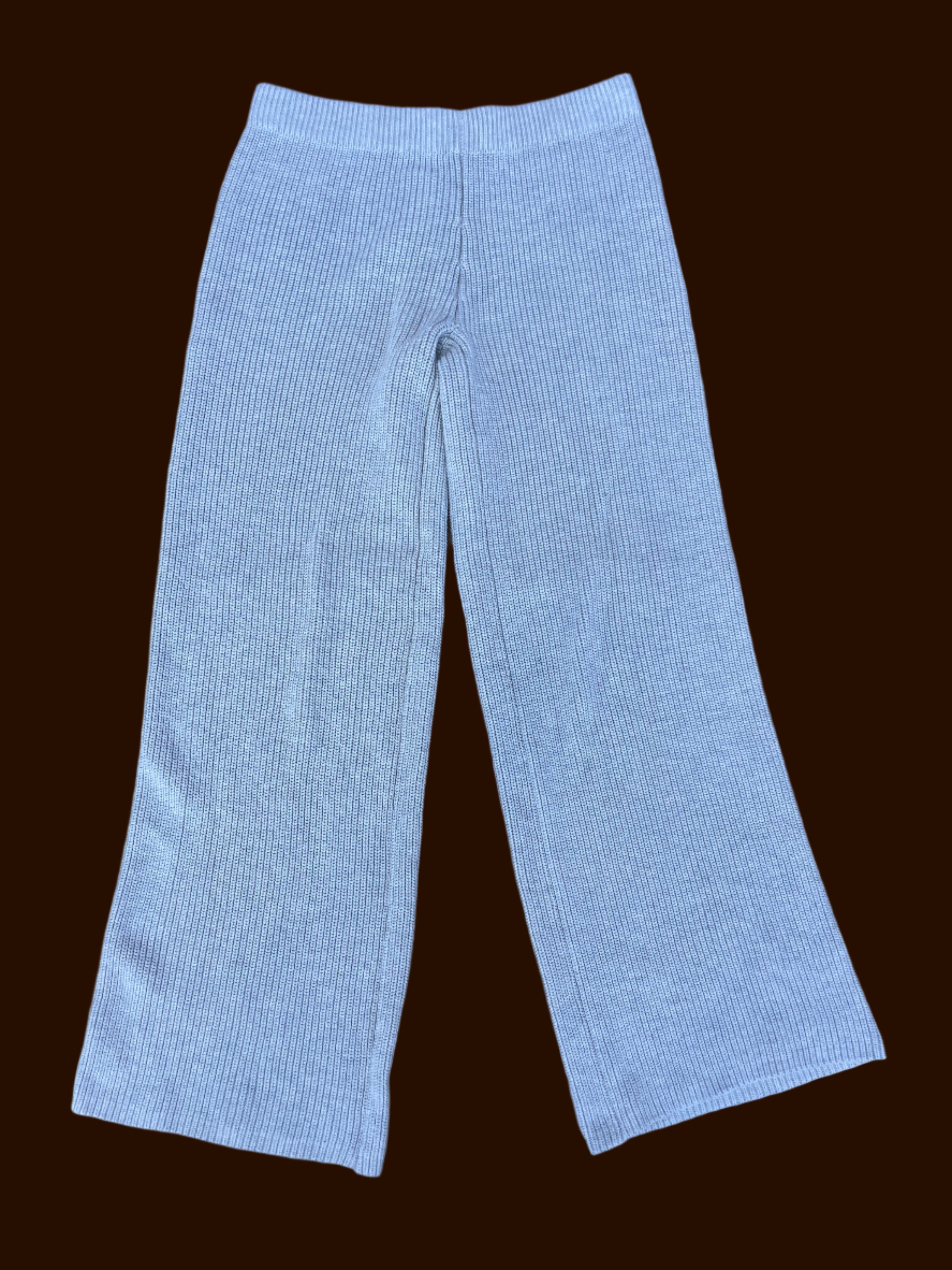 beige edikted knit pants, m