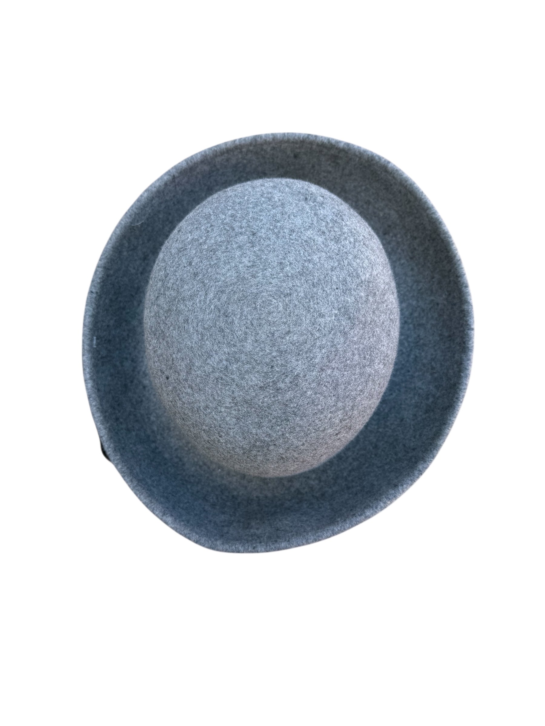 Gray  Hat with flip up brim