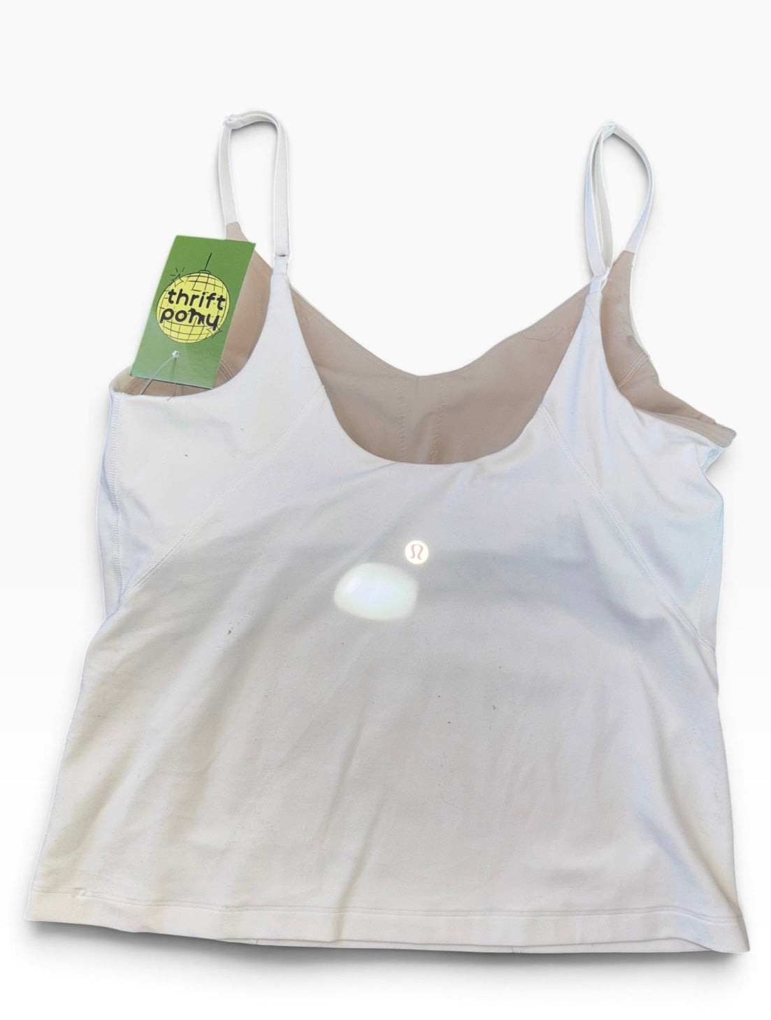 white lululemon athletic cami, 6