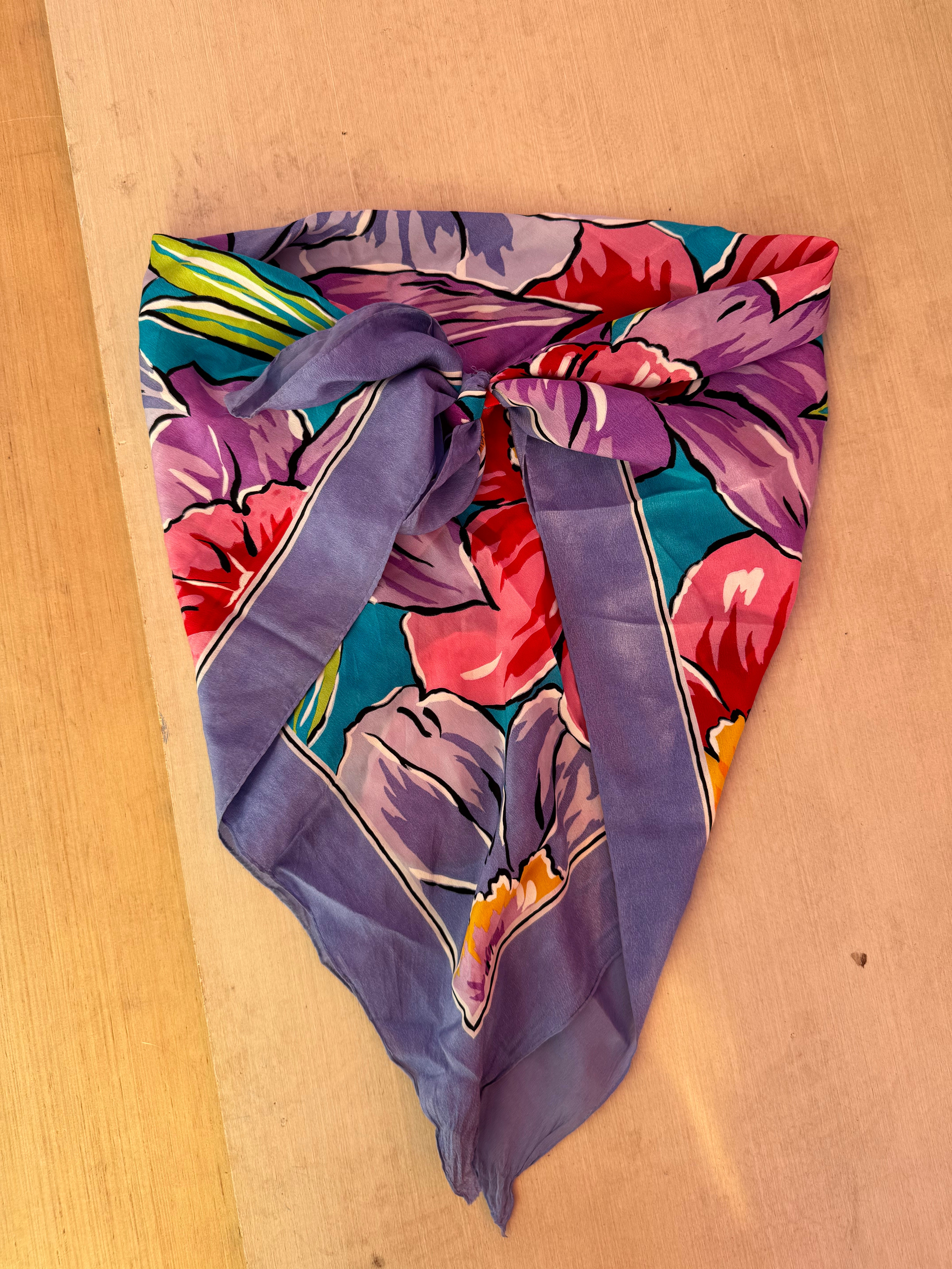 floral scarf