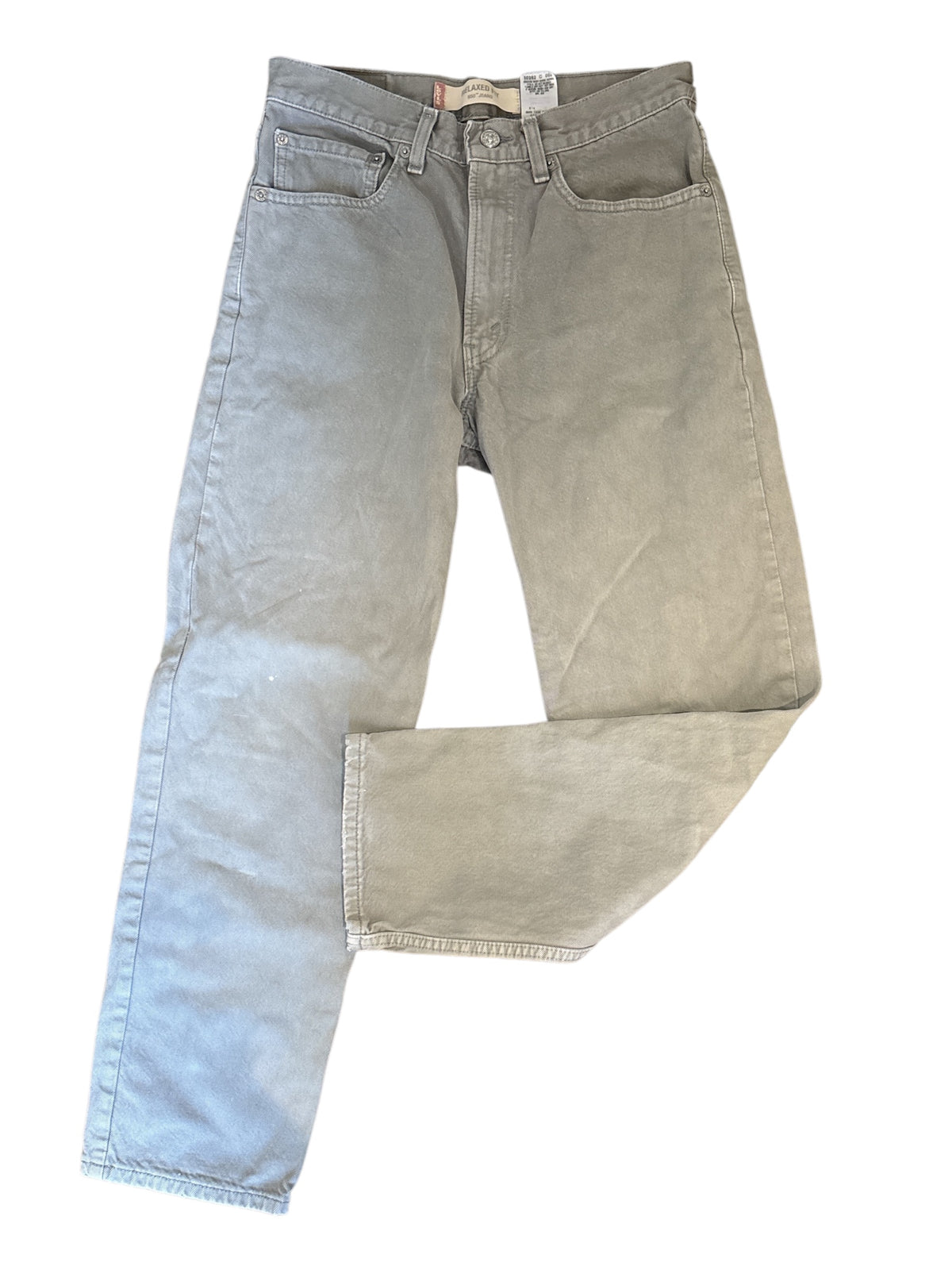 Grey green Levis Relaxed fit jeans, 31x30