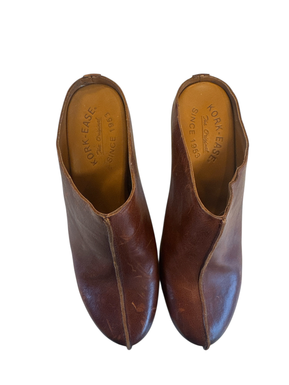brown kork ease wedge mule, 9