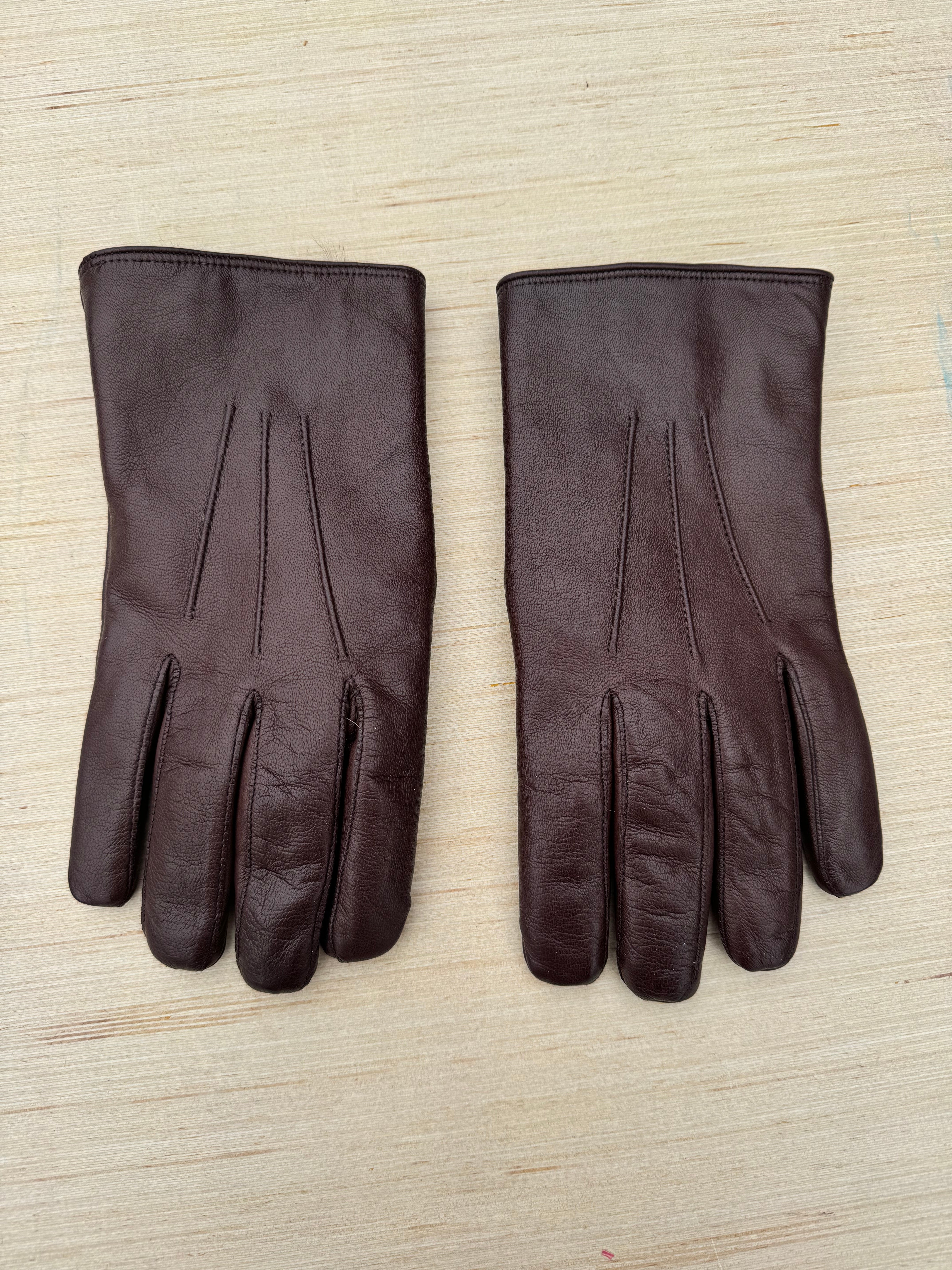 rabbit fur gloves