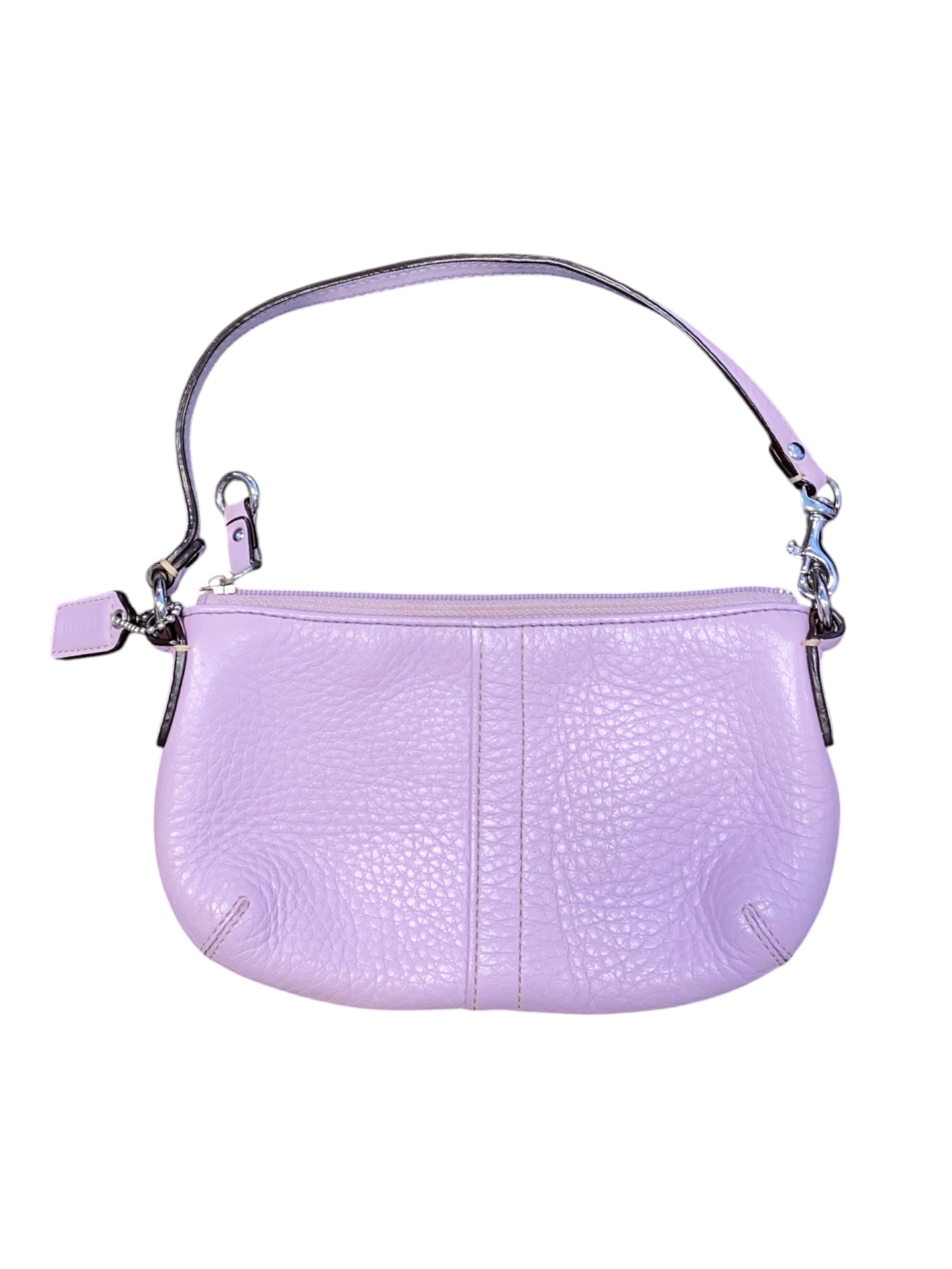 lavendar coach wristlet