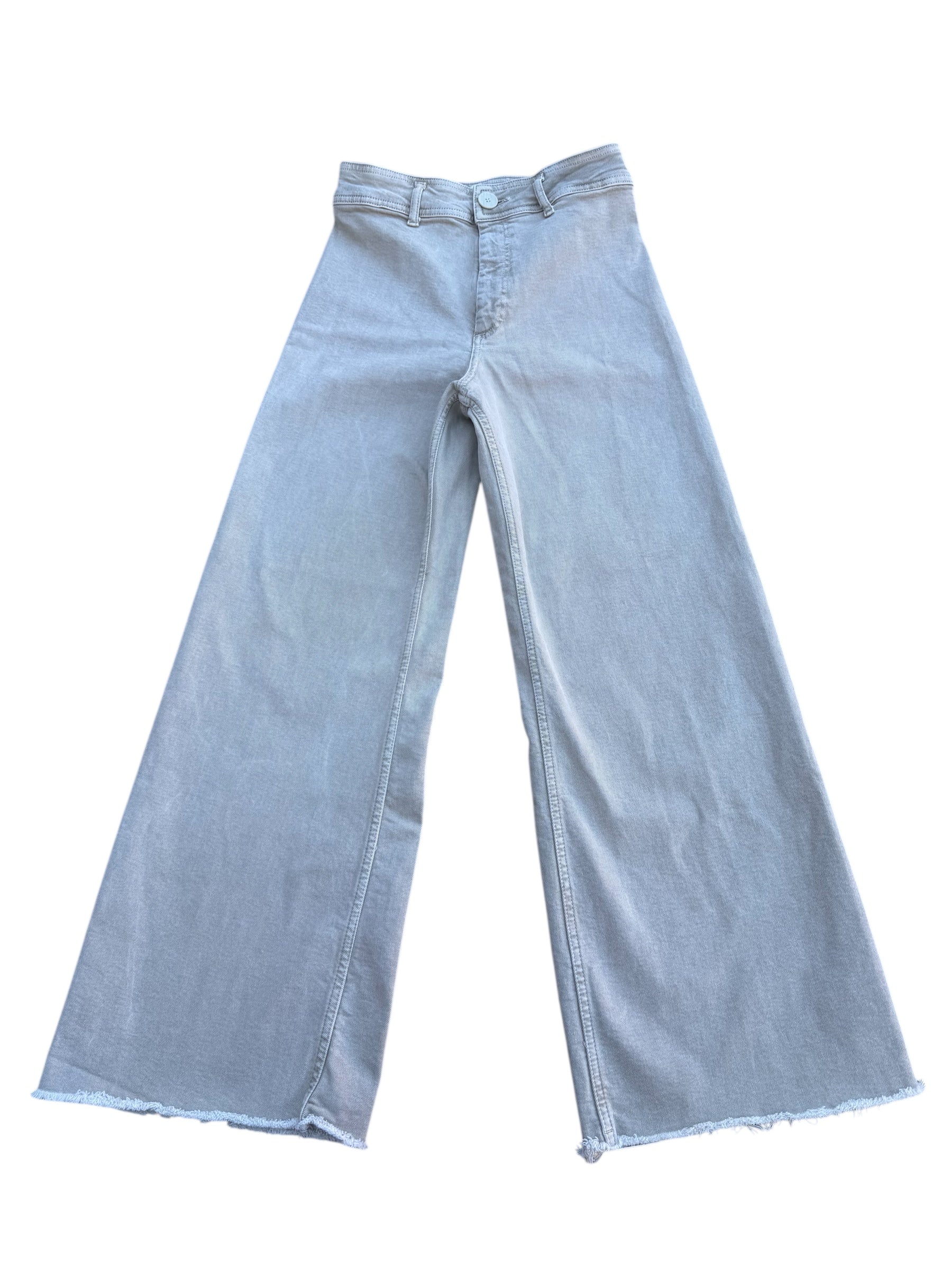 tan zara straight leg pants, 6