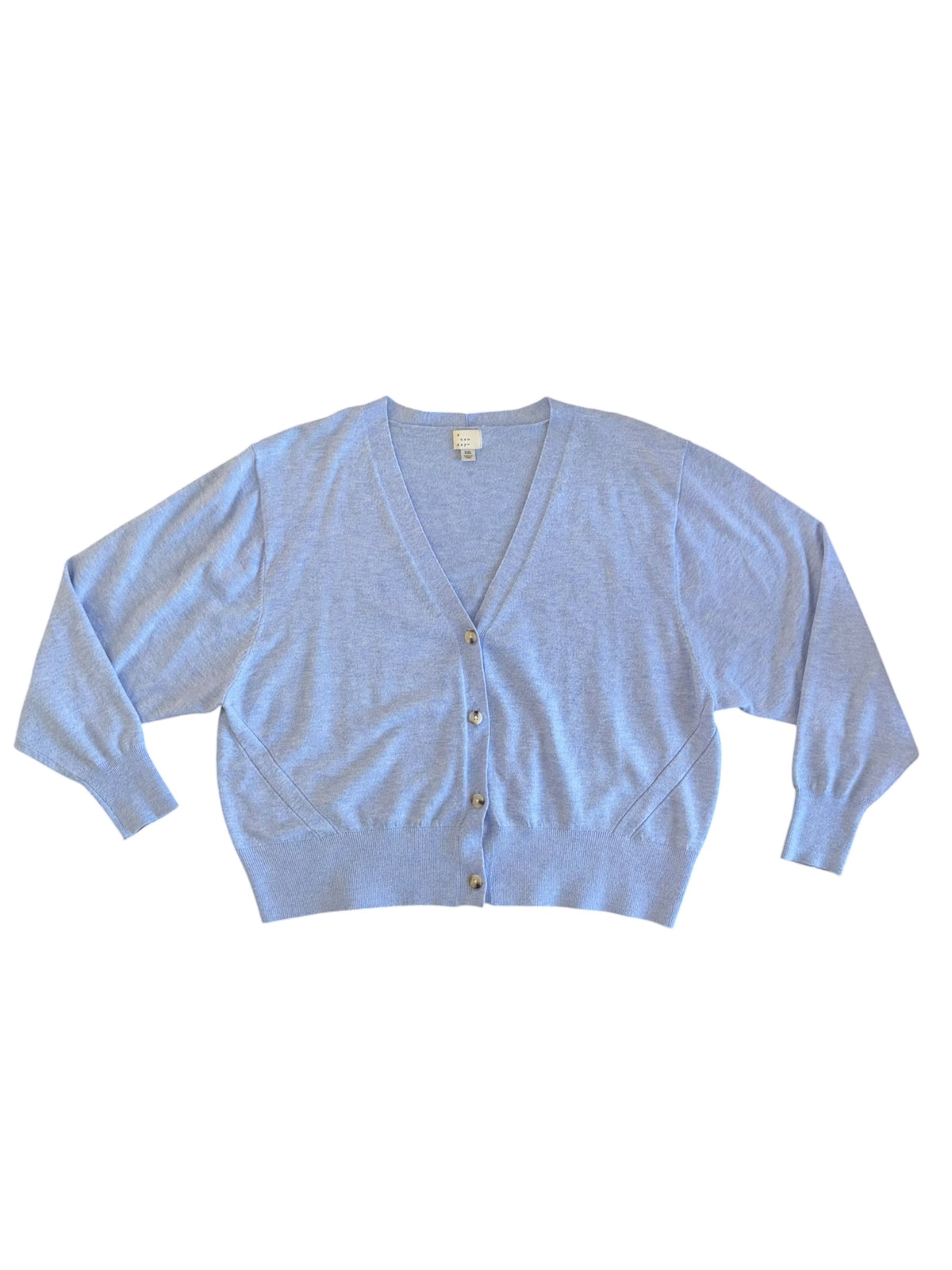 blue a new day cardigan, xxl