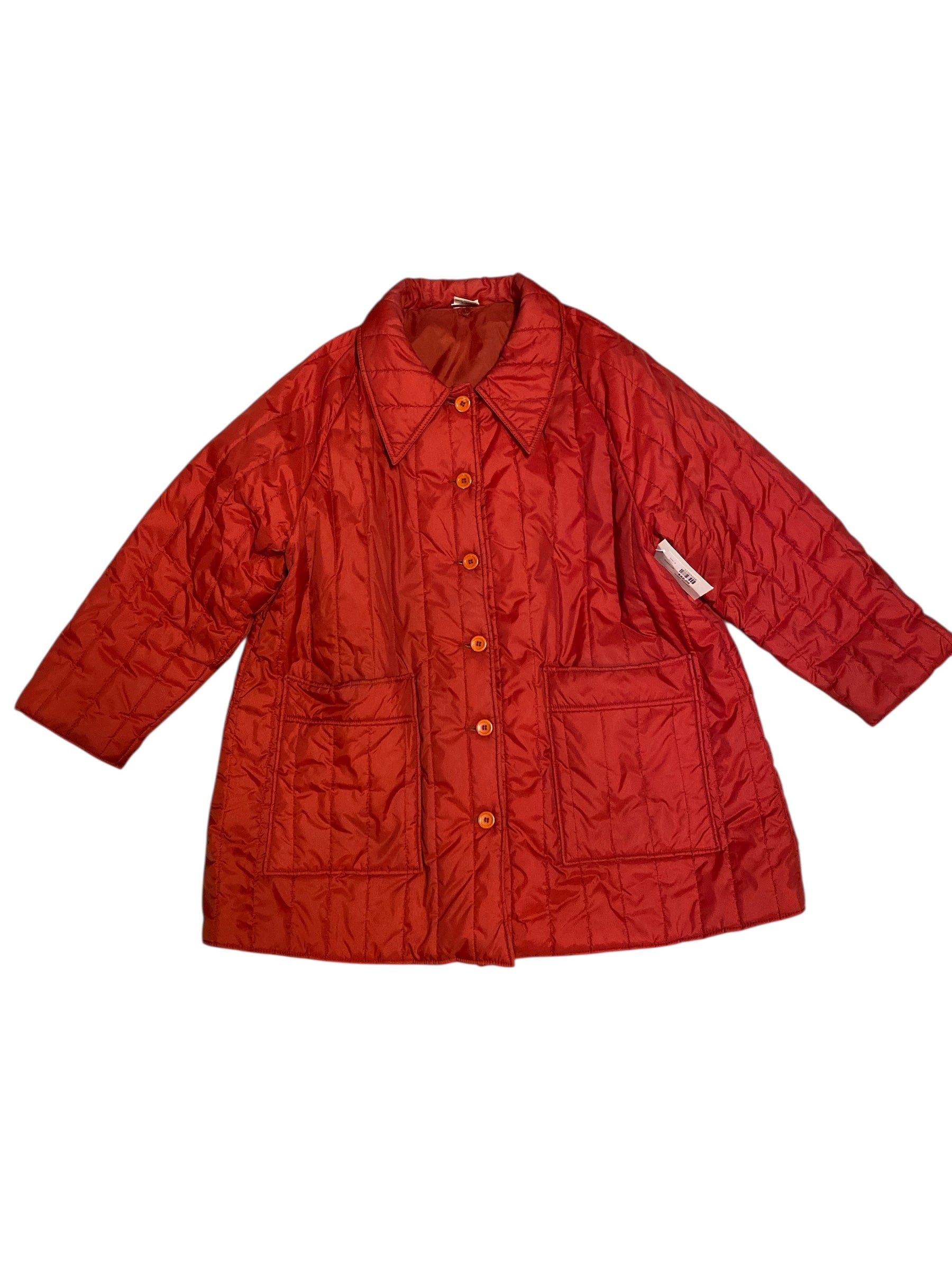 Maroon  Quilted coat, 8