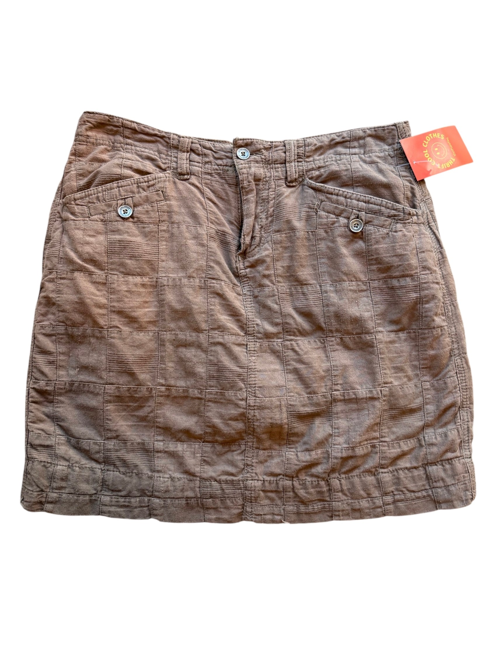 brown sonoma patchwork skort, 6