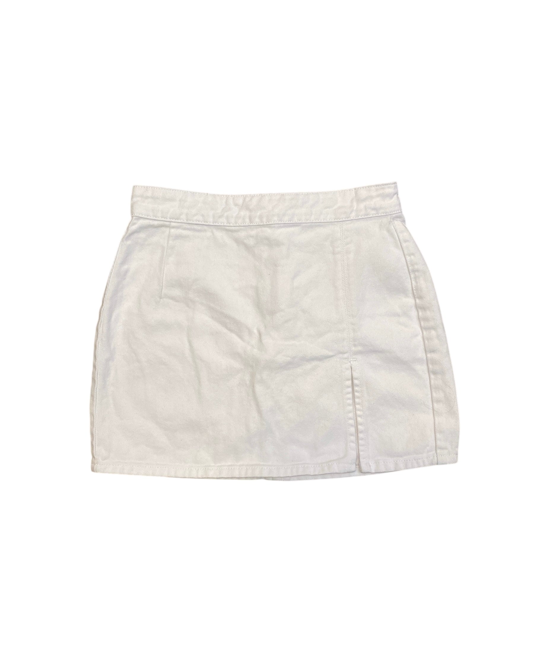 White Lioness Denim mini skirt, S