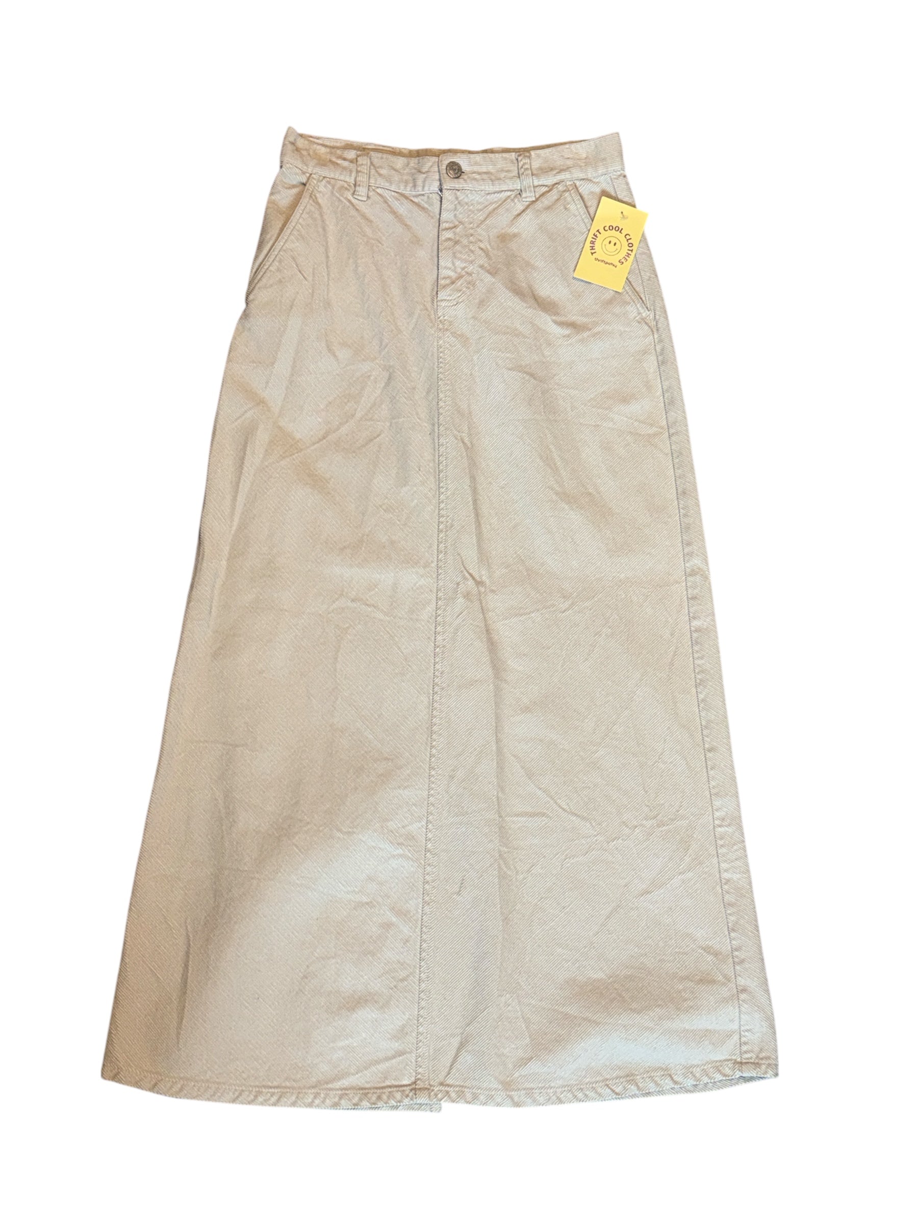 beige polo cord maxi skrit, 2
