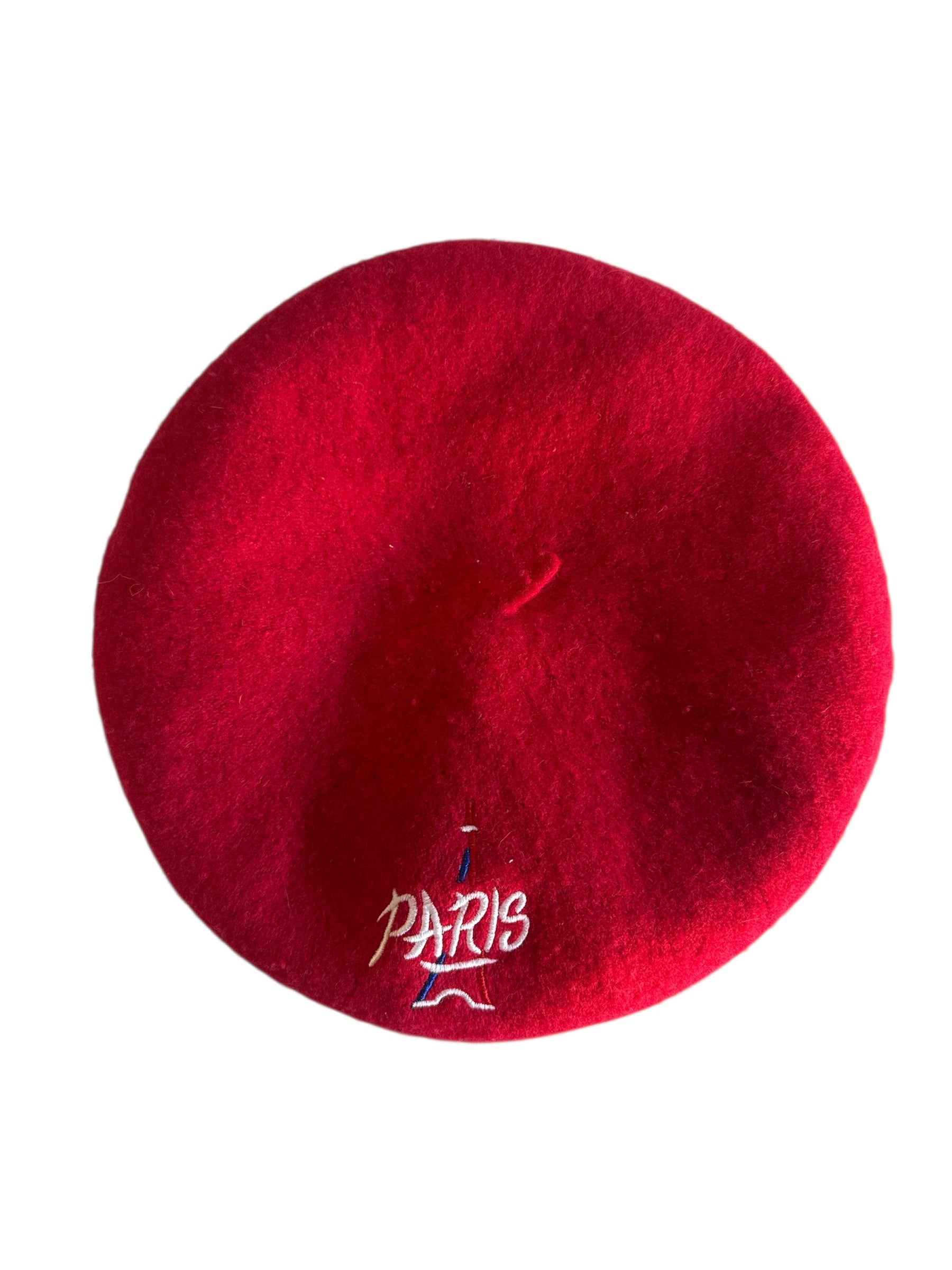 Red  Paris beret