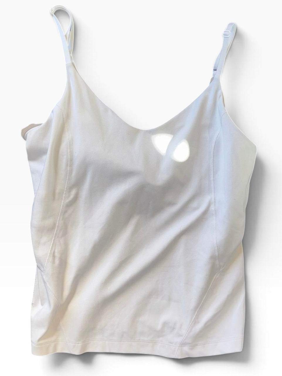 white lululemon athletic cami, 6