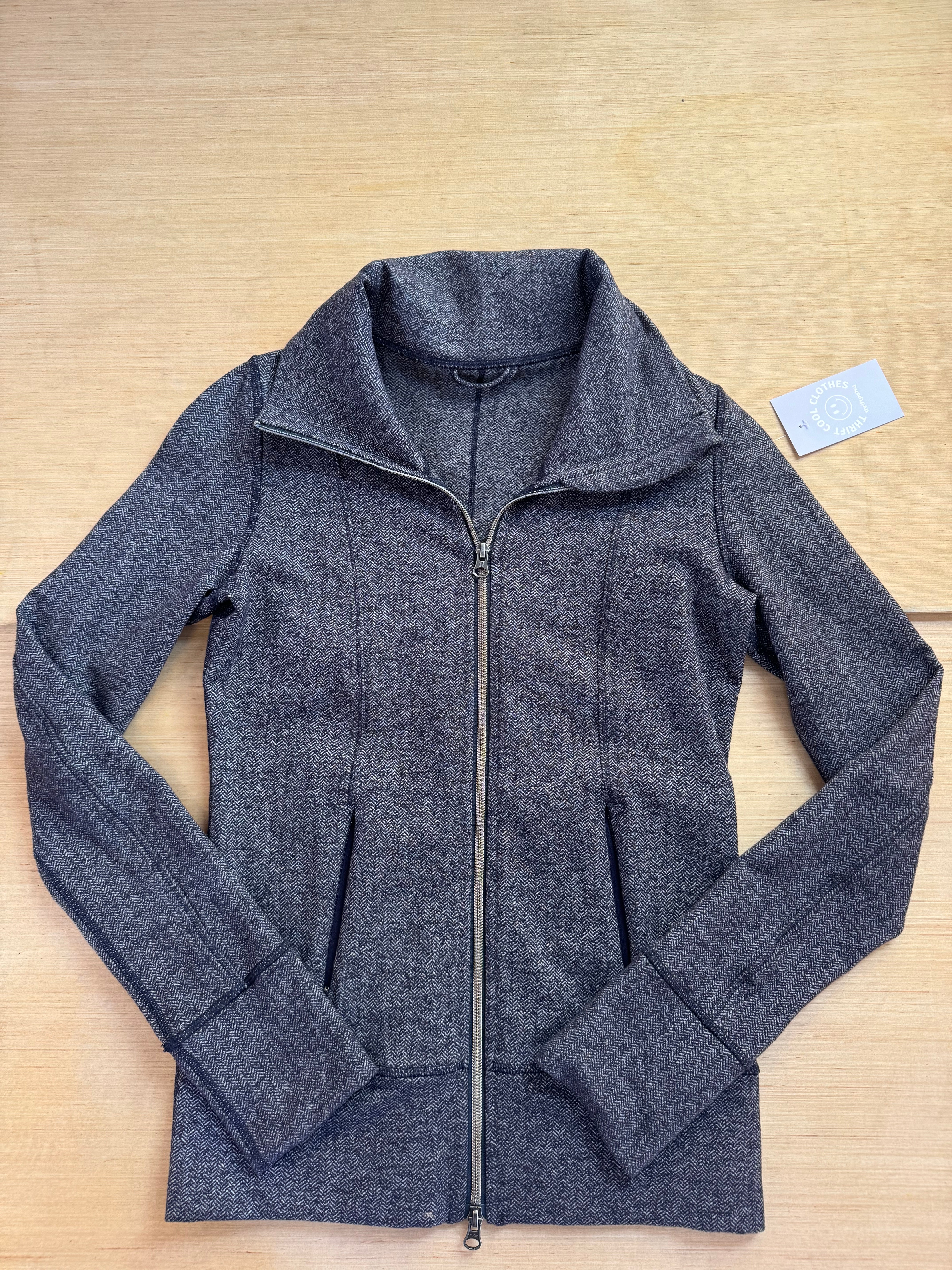 grey Lululemon Fleece Zip Up, 4