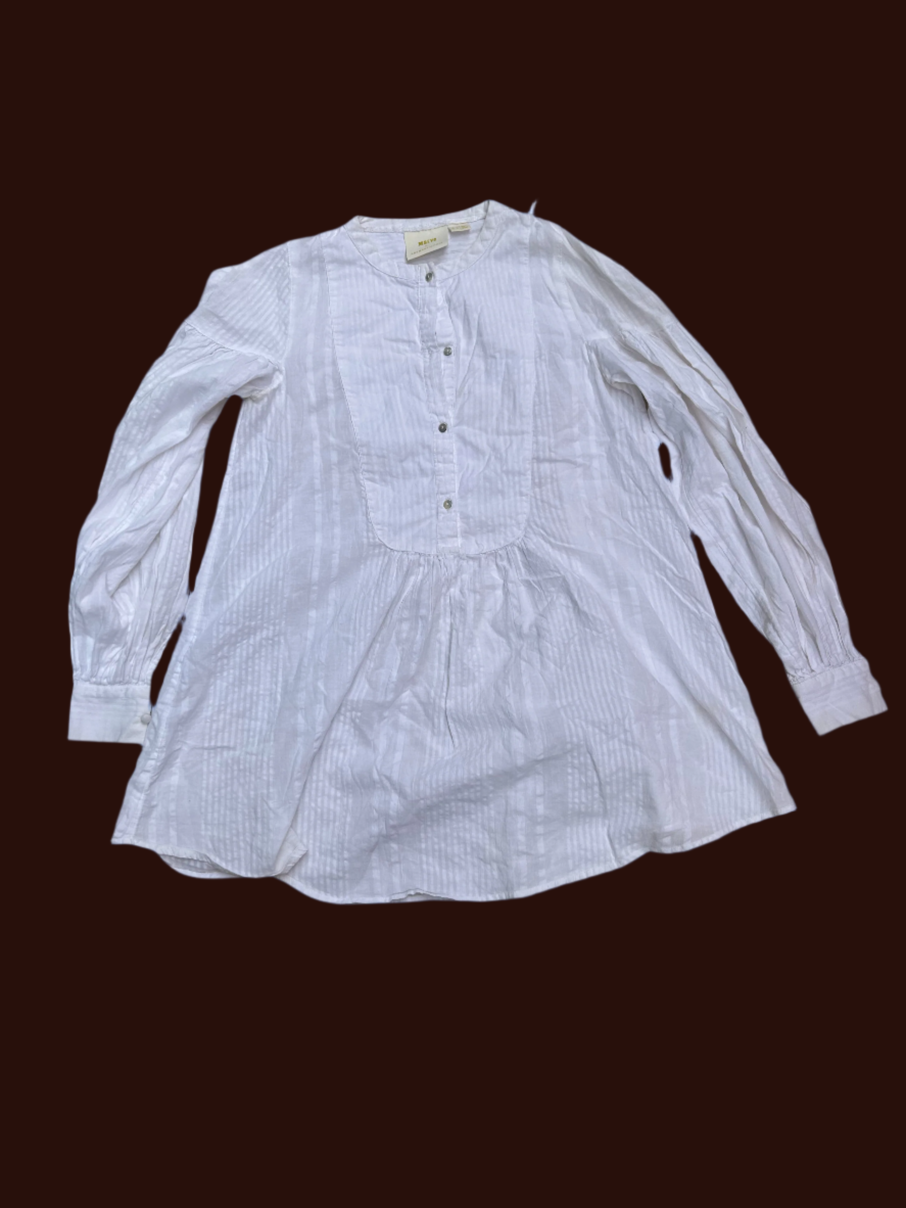 creme. maeve button up blouse, 2