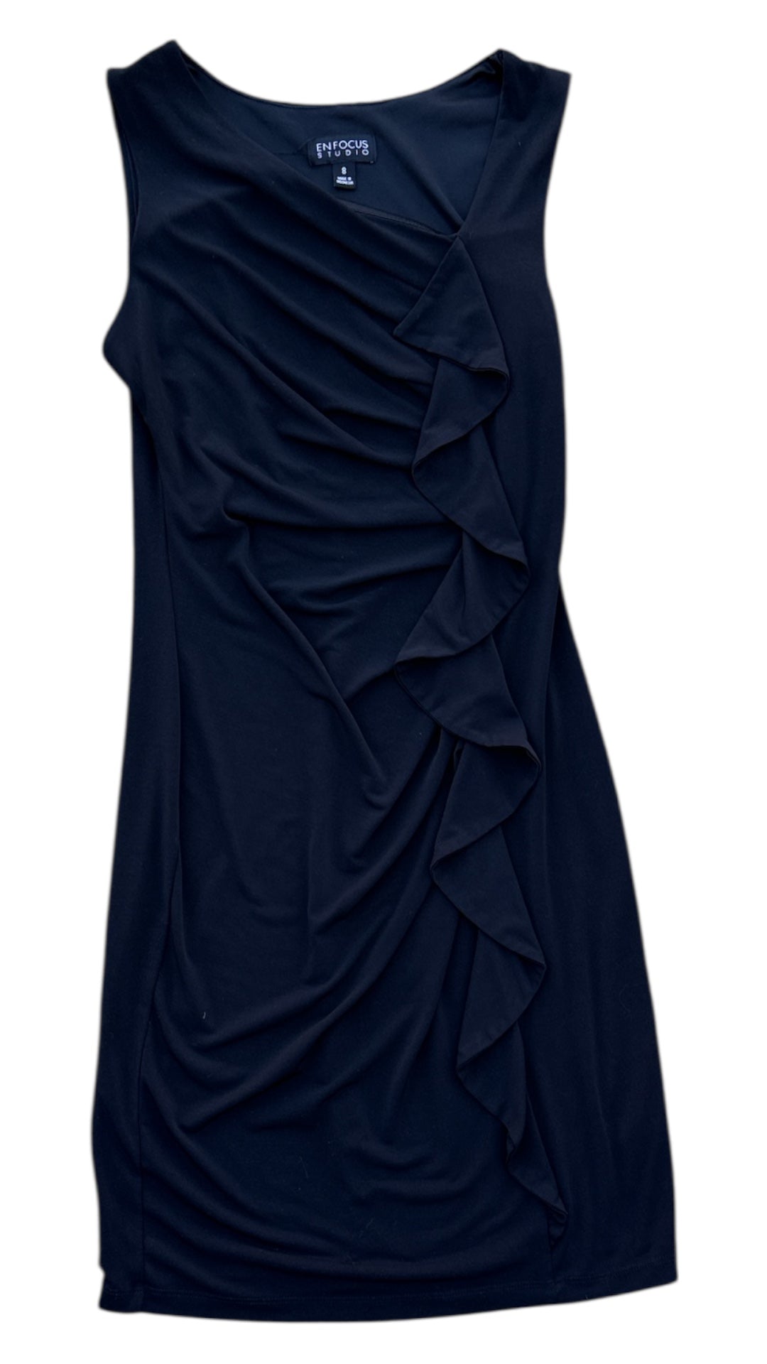 Black Enfocus Studio Ruffly lbd, 8
