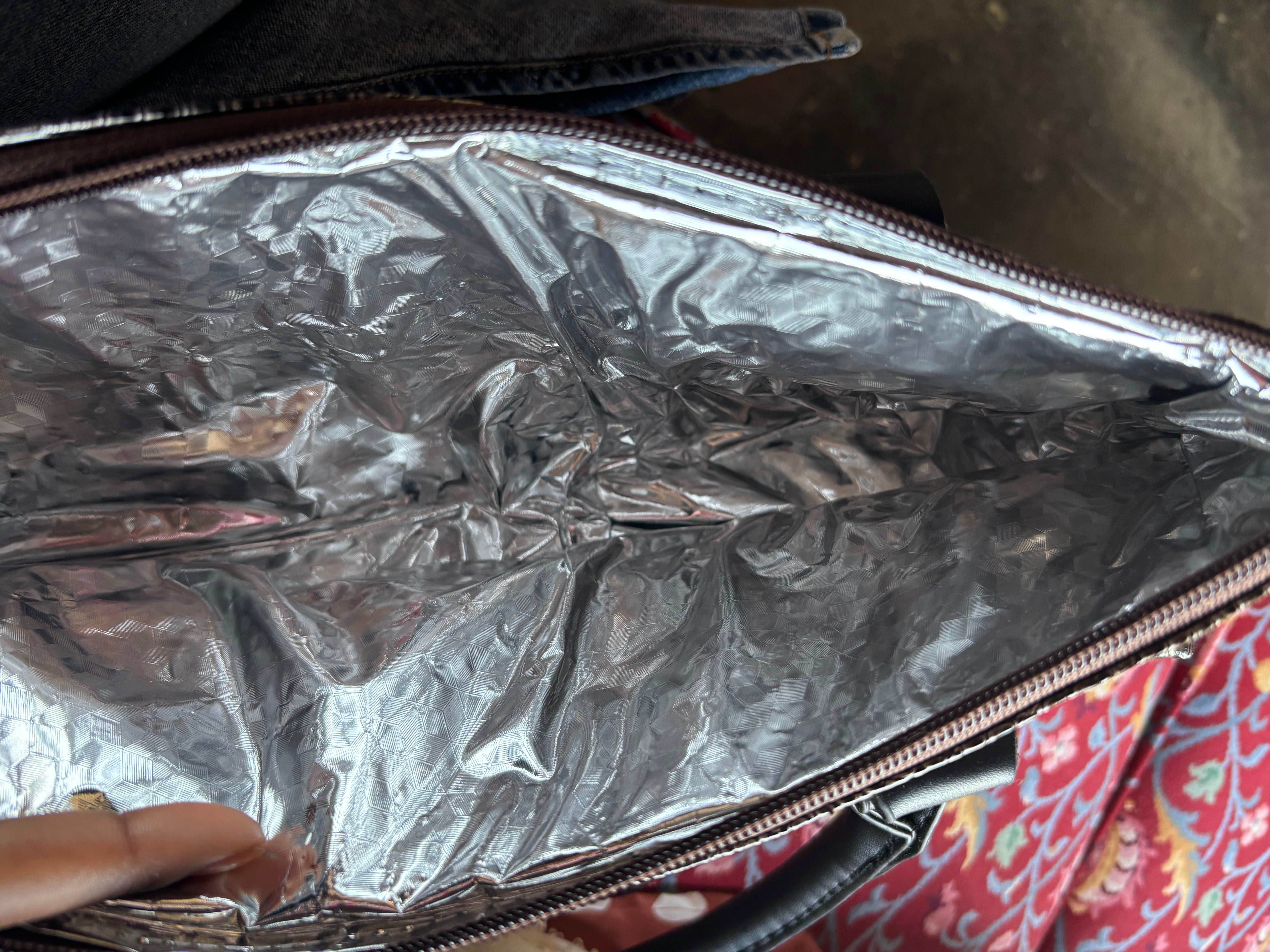 brown  rectangular bag