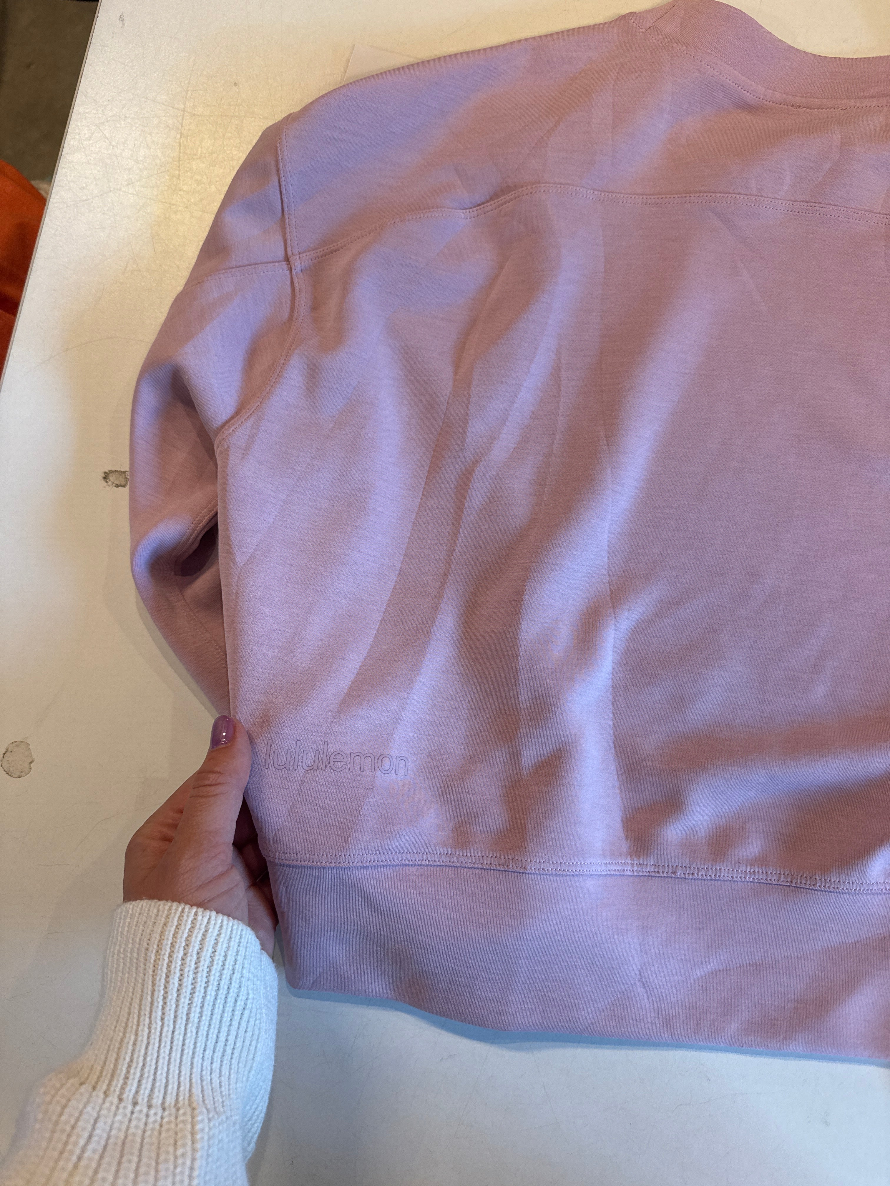 pink lululemon crewneck, s