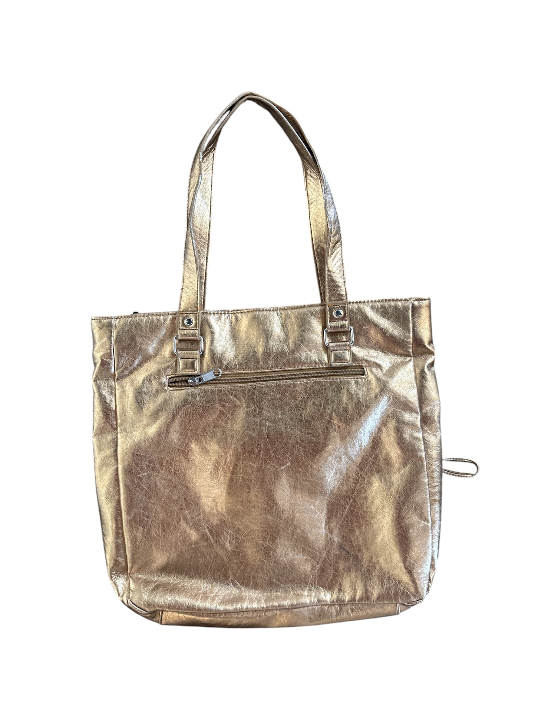 gold  metallic bag