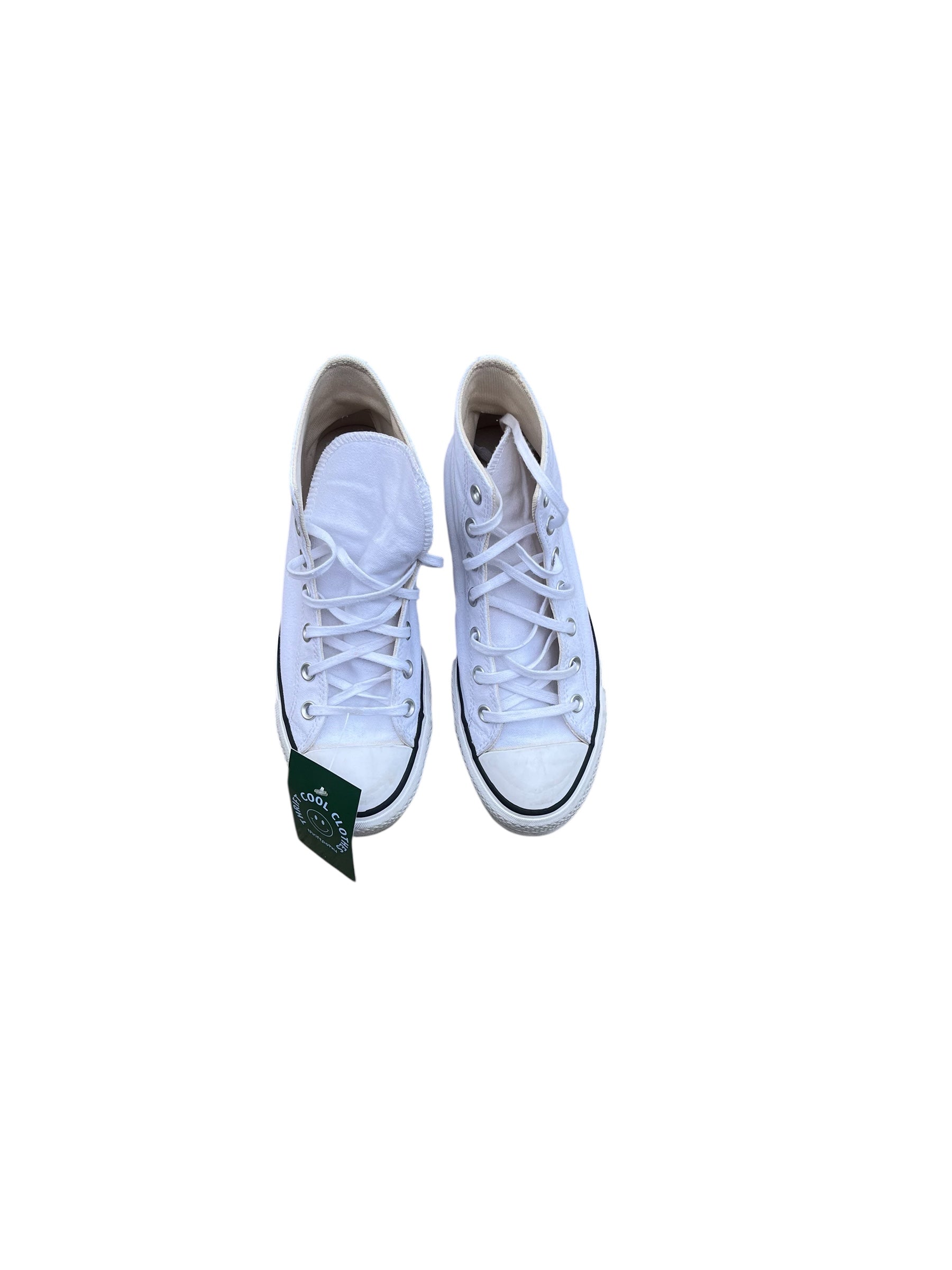 white converse high top sneakers, 7 women’s