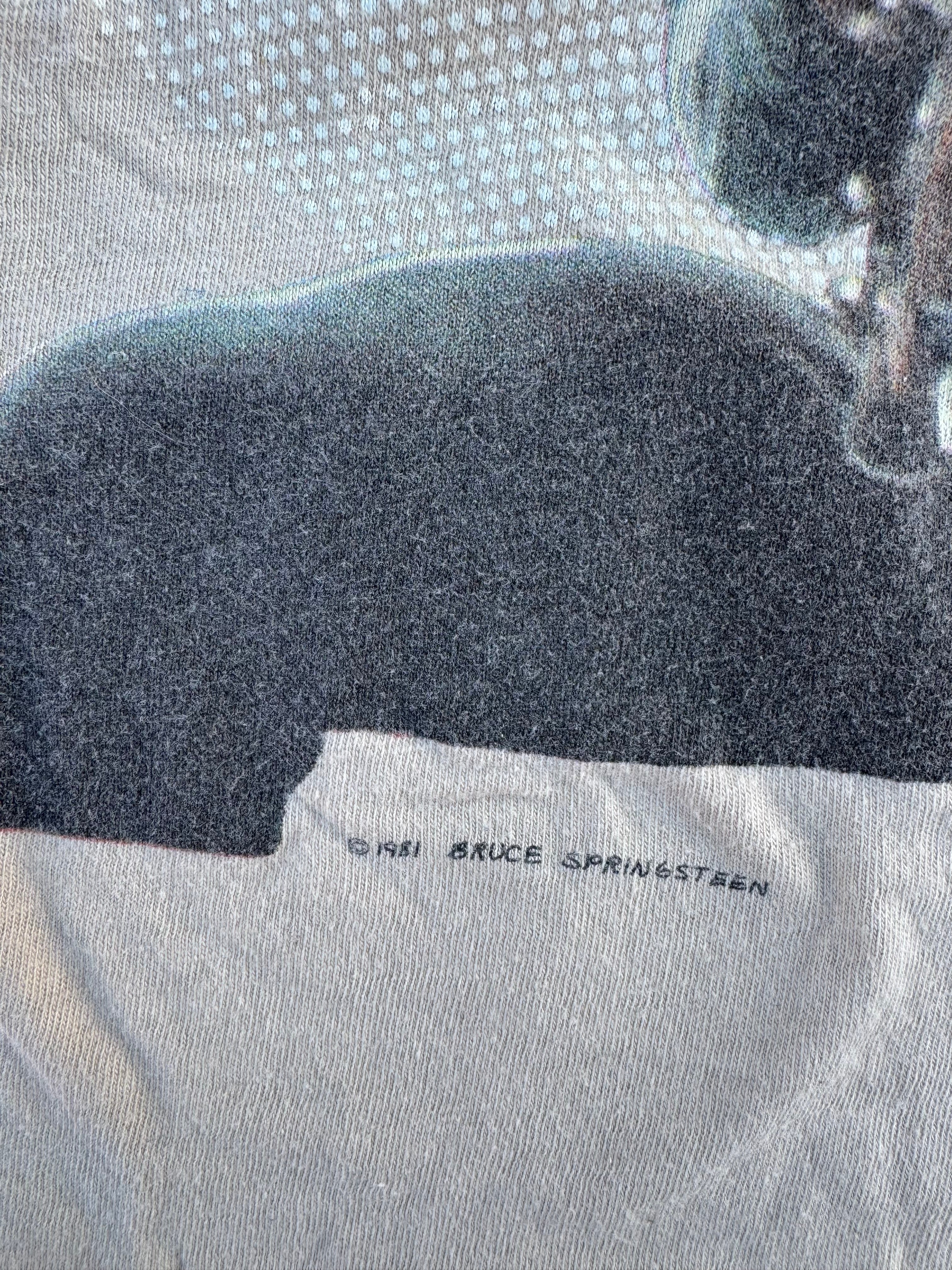 tan  1981 bruce springsteen meadowlands tee, m