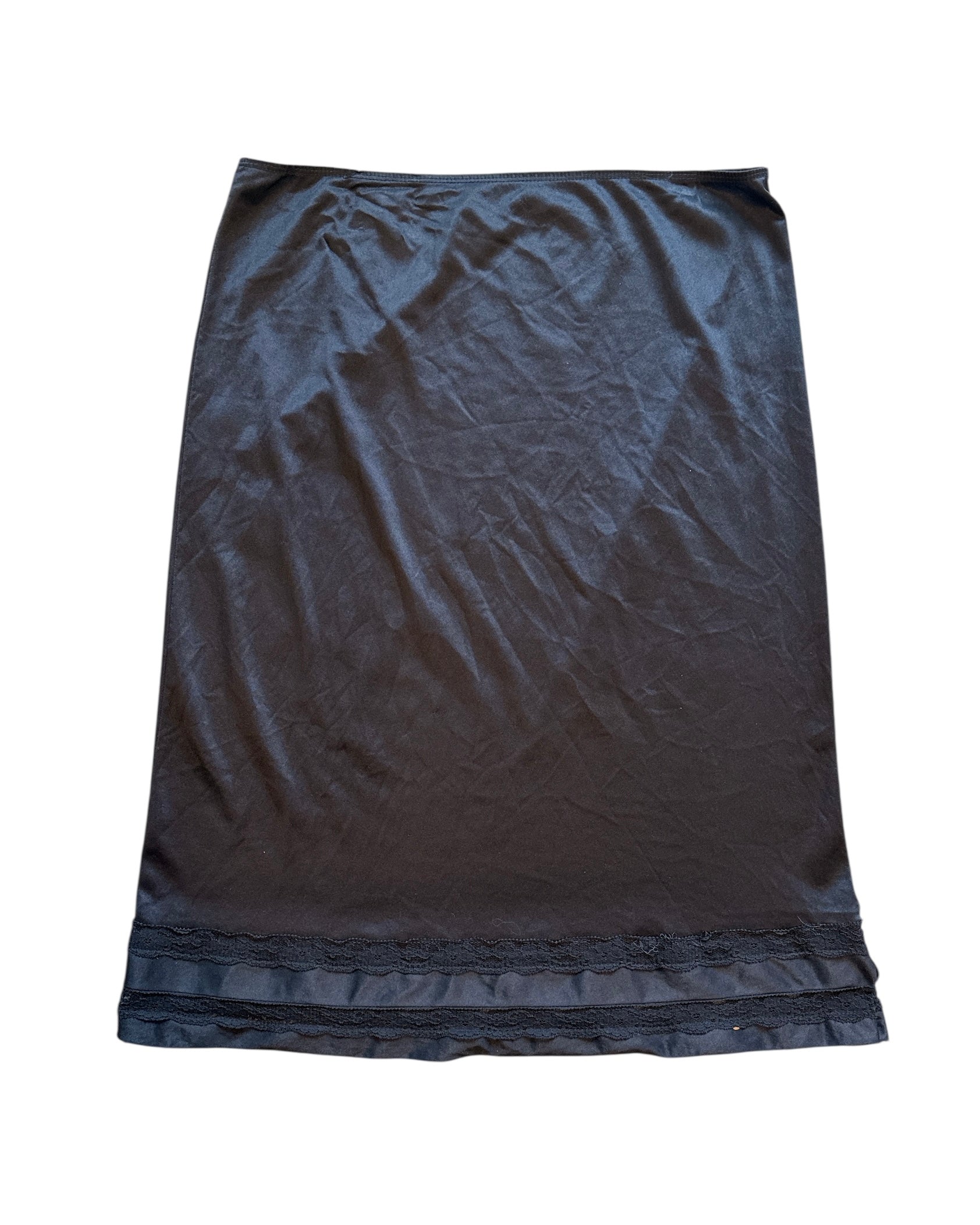 Black  Skirt slip, L