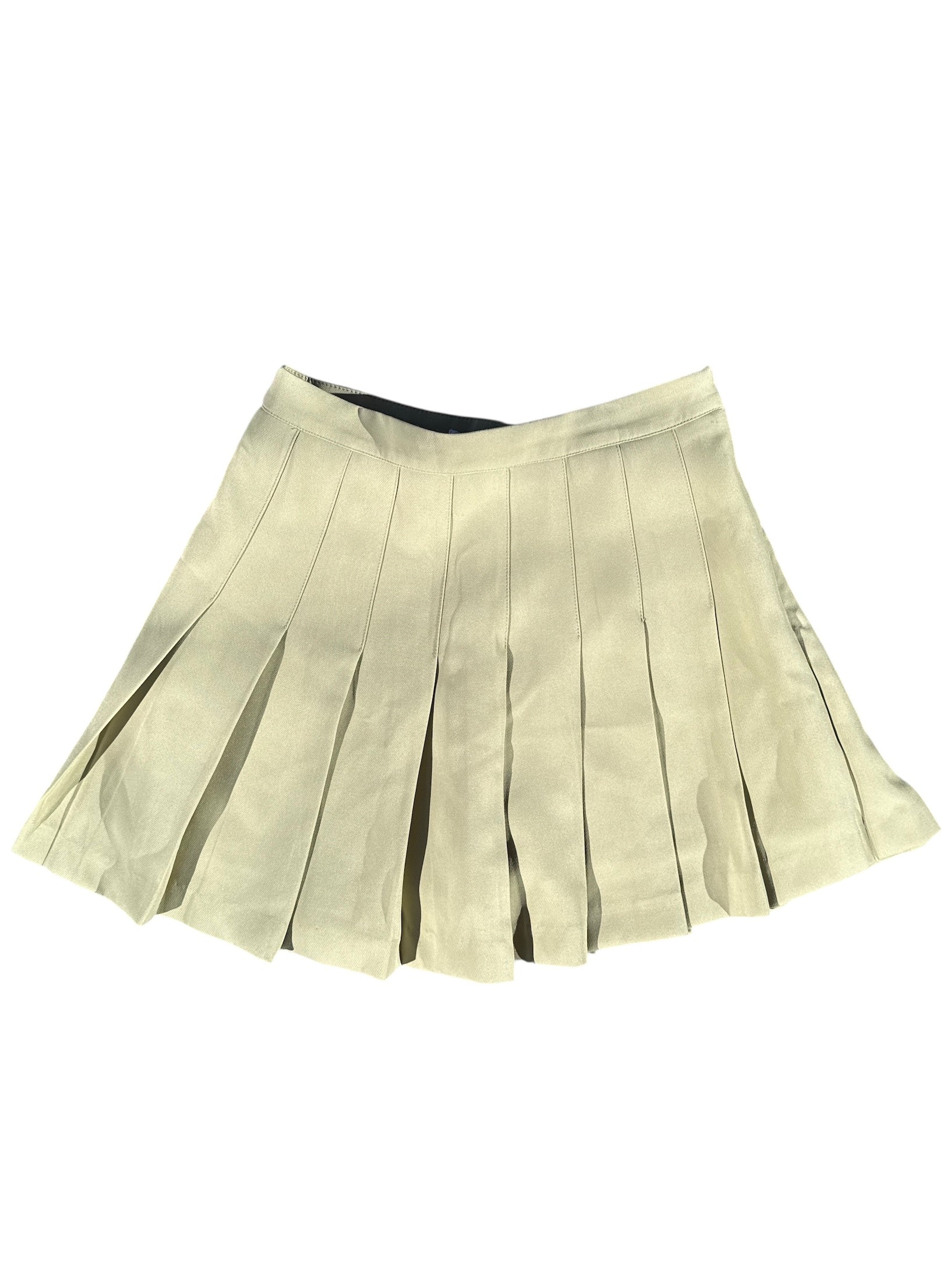 mint english factory nwt pleated mini skirt, s