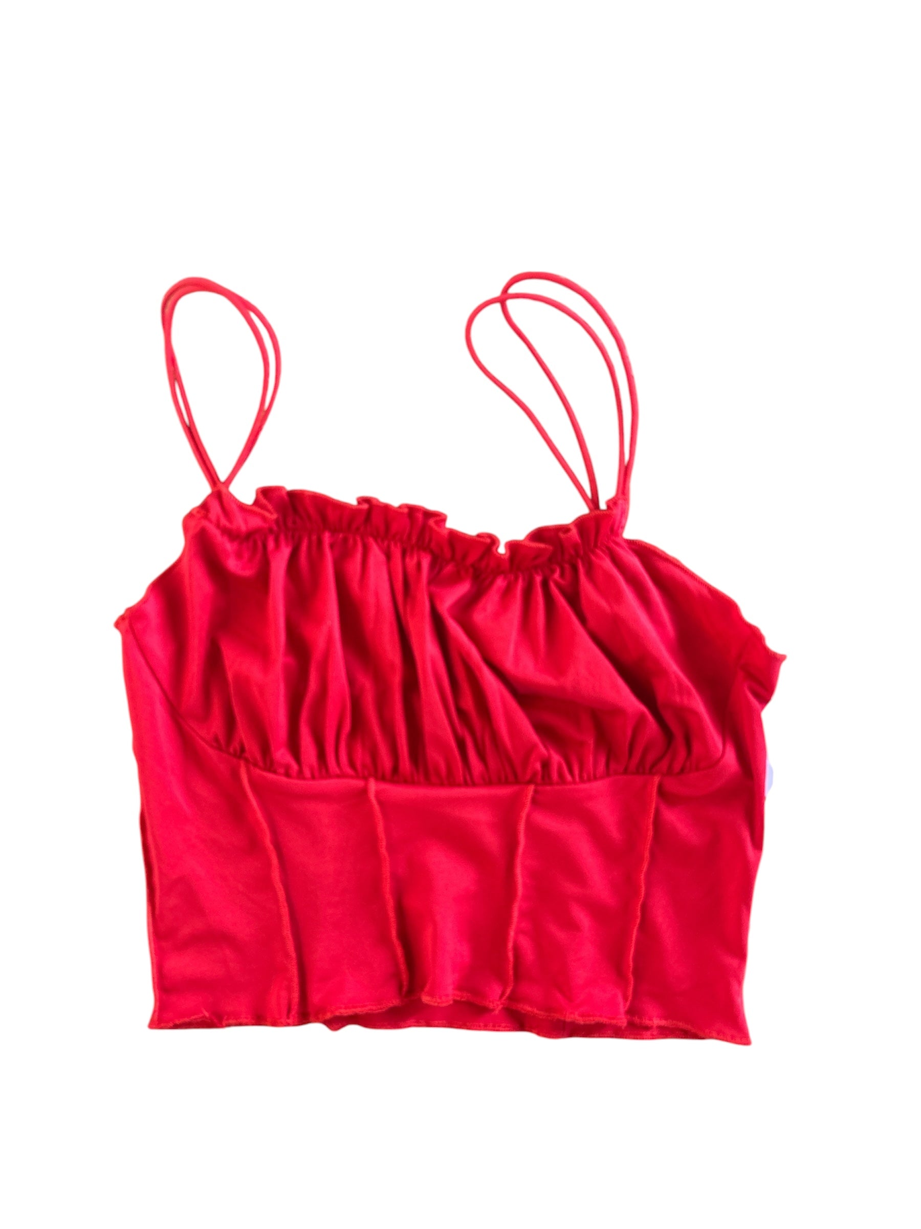 red princess polly bustier seam tank, 2