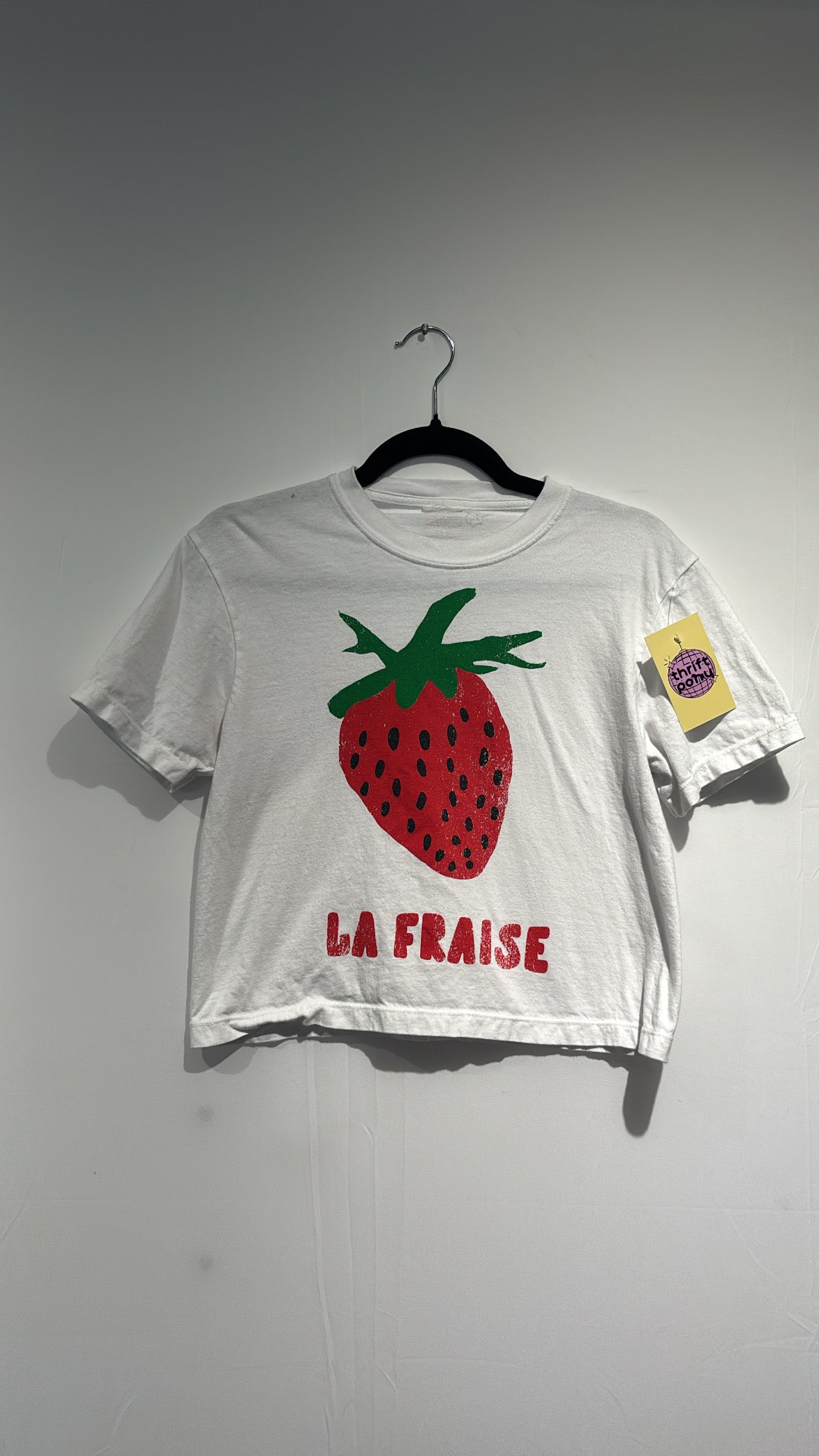 White red  Strawberry tee, S