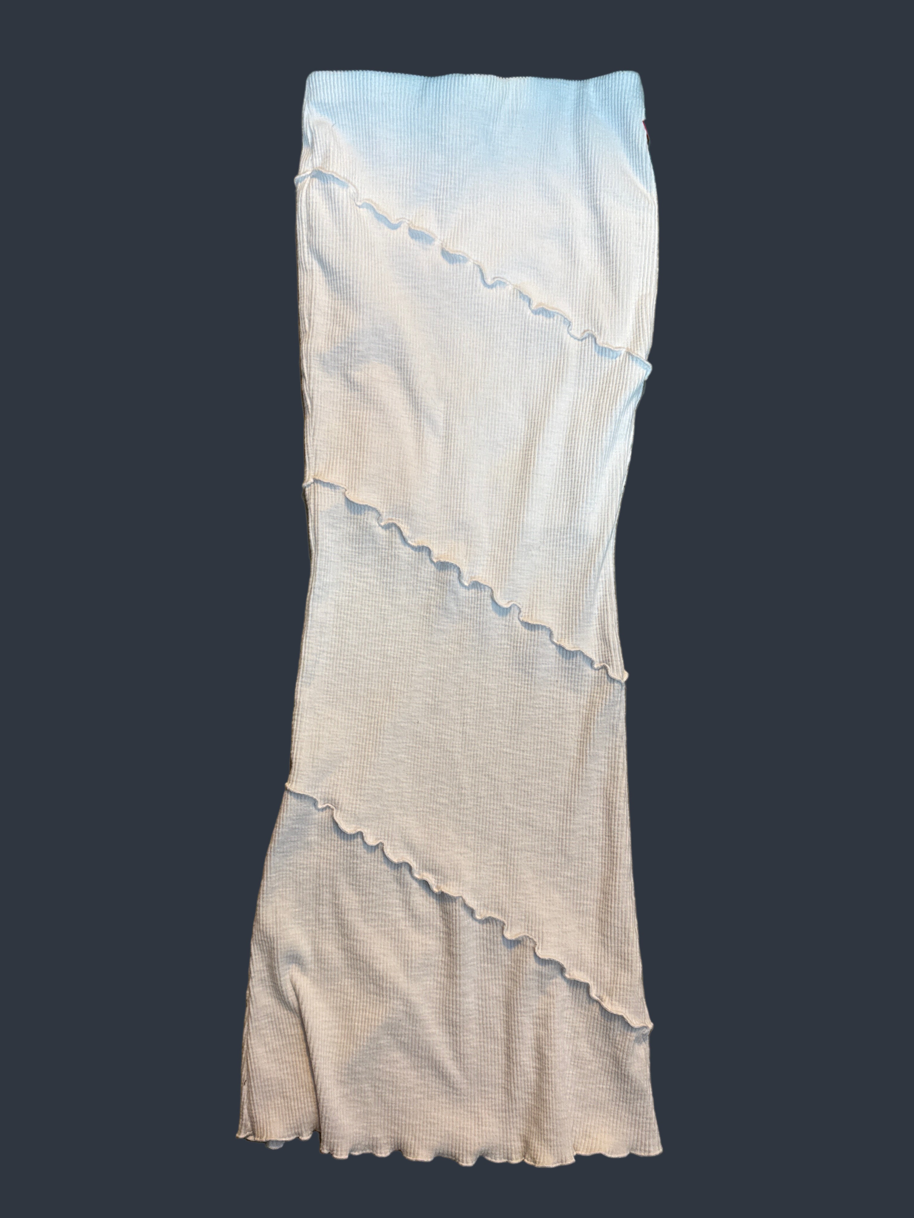 White Princess polly Ribbed skirt, 4