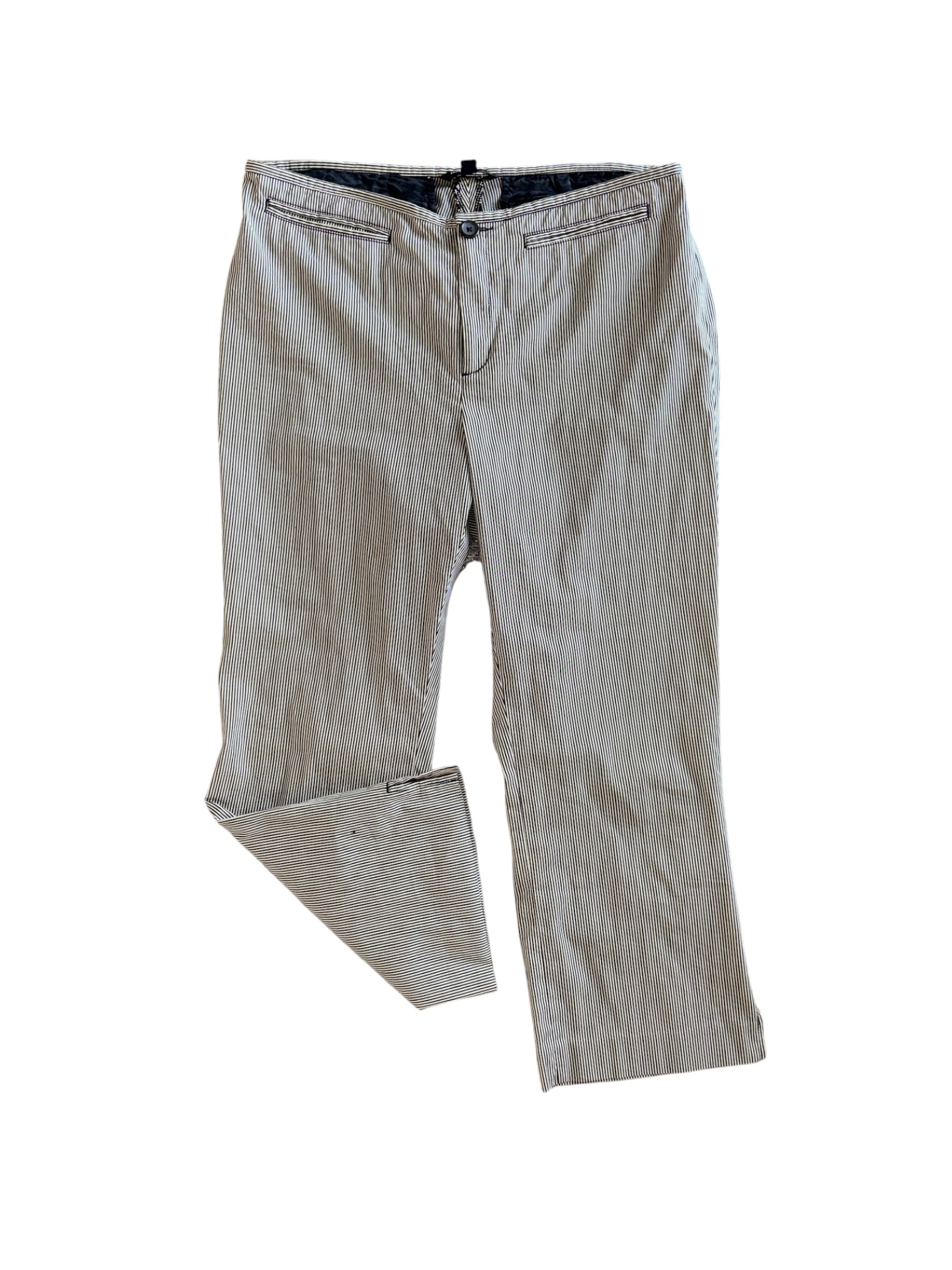 beige black banana republic striped trousers, 14